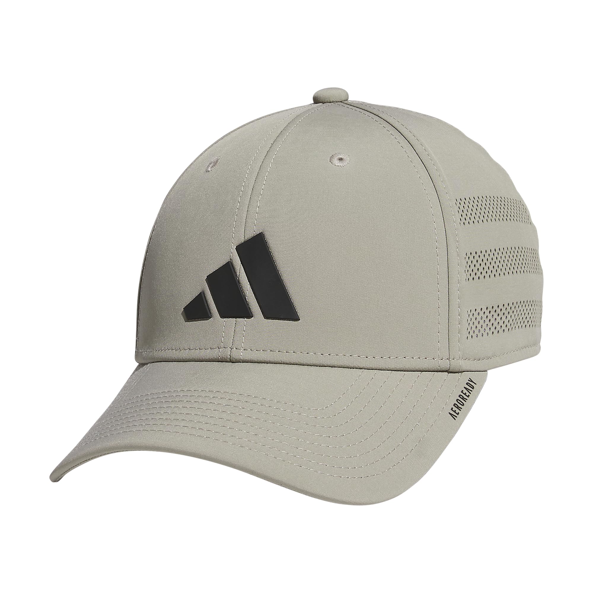 Foto 2 pulgar | Gorra Adidas Gameday Structured Stretch Fit Plateado Gris/negro - Venta Internacional.