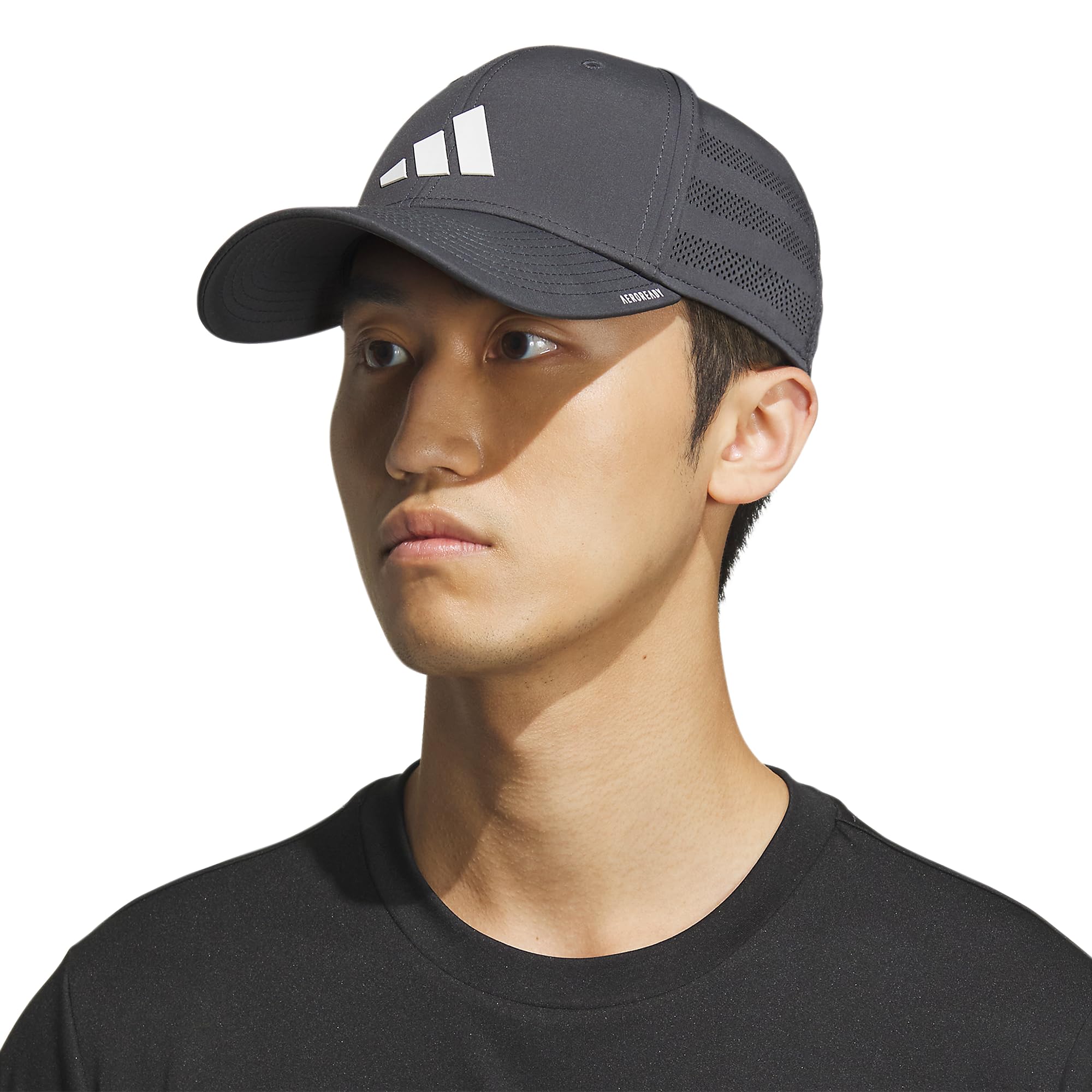 Foto 5 | Gorra Adidas Gameday Structured Stretch Fit Gris Six/white - Venta Internacional.