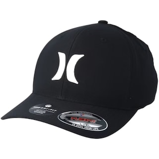 Foto 1 | Gorra Hurley Flexfit Negro Cerrada Unisex Curva - Original