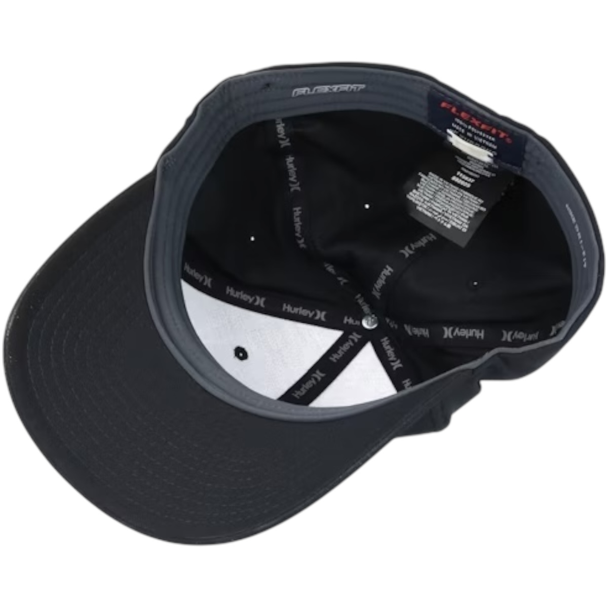 Foto 4 | Gorra Hurley Flexfit Negro Cerrada Unisex Curva - Original