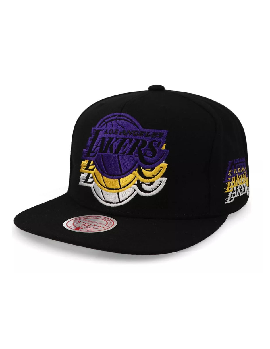 Foto 2 pulgar | Gorra Mitchell & Ness Nba Snapback Lakers Sh22250nm