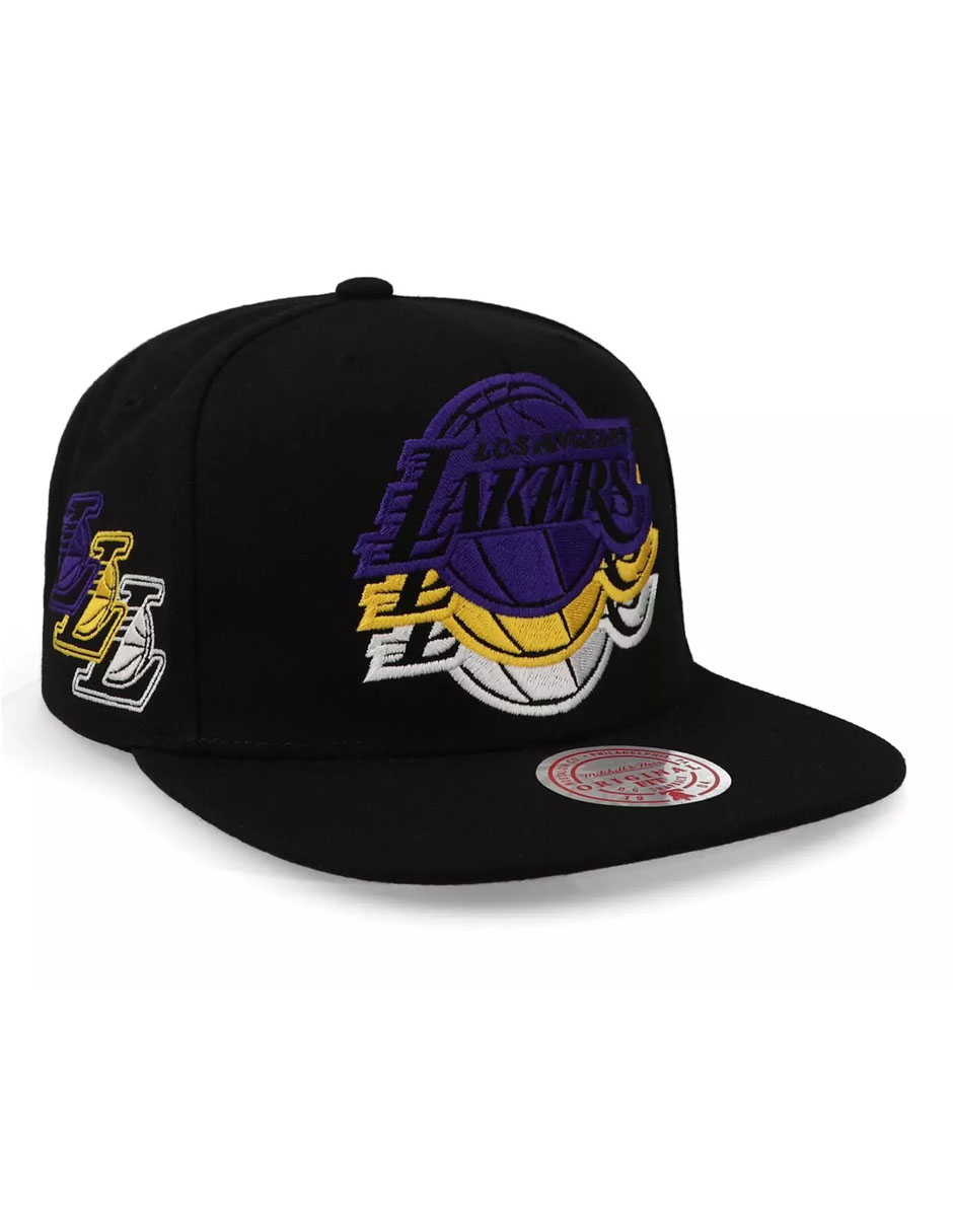 Foto 4 pulgar | Gorra Mitchell & Ness Nba Snapback Lakers Sh22250nm