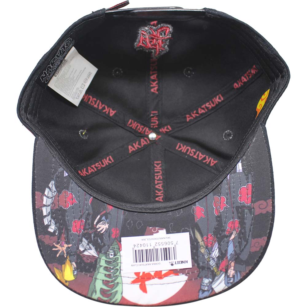 Foto 3 | Gorra Naruto Shippuden Akatsuki 306a Color Negro