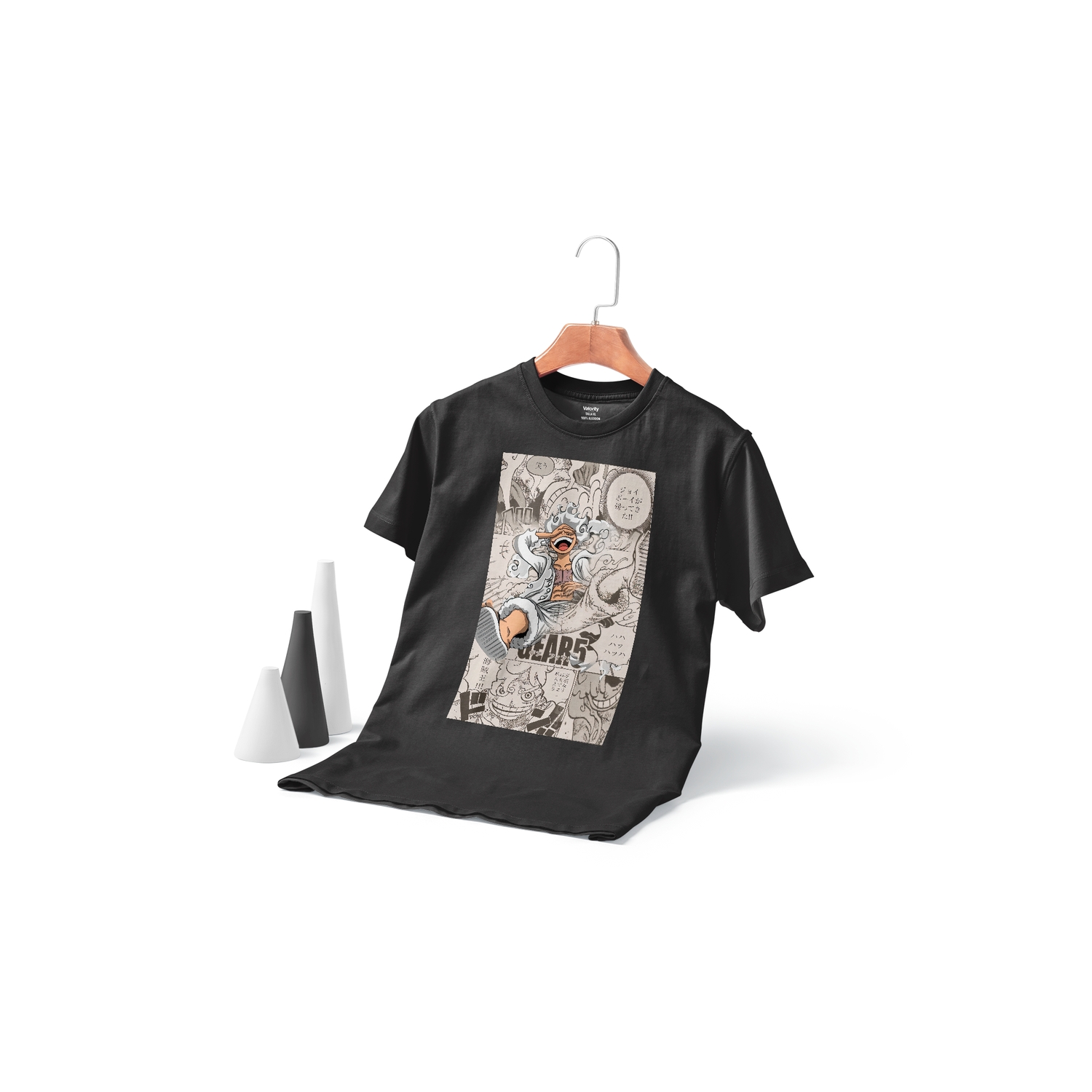 Camiseta One Piece Luffy Gear 5 Negra Unisex Negra - Venta Internacional.