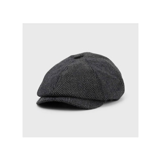 Foto 1 | Gorro Tipo Boina Hattera 007gr Para Hombre Con Estampado De Rayas Grises - Venta Internacional.