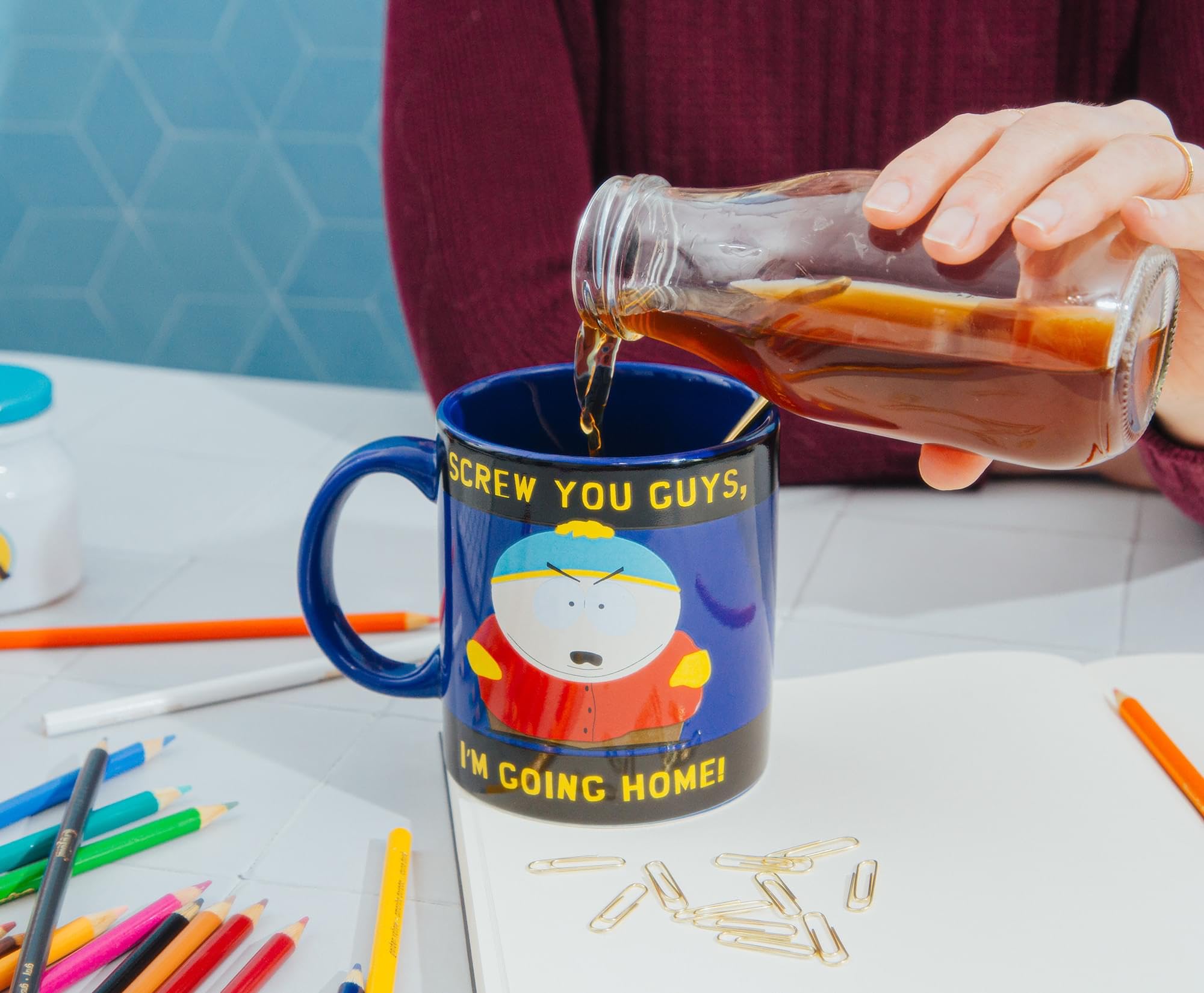 Foto 3 pulgar | Taza De Cerámica Silver Buffalo South Park Eric Cartman 600 Ml - Venta Internacional.