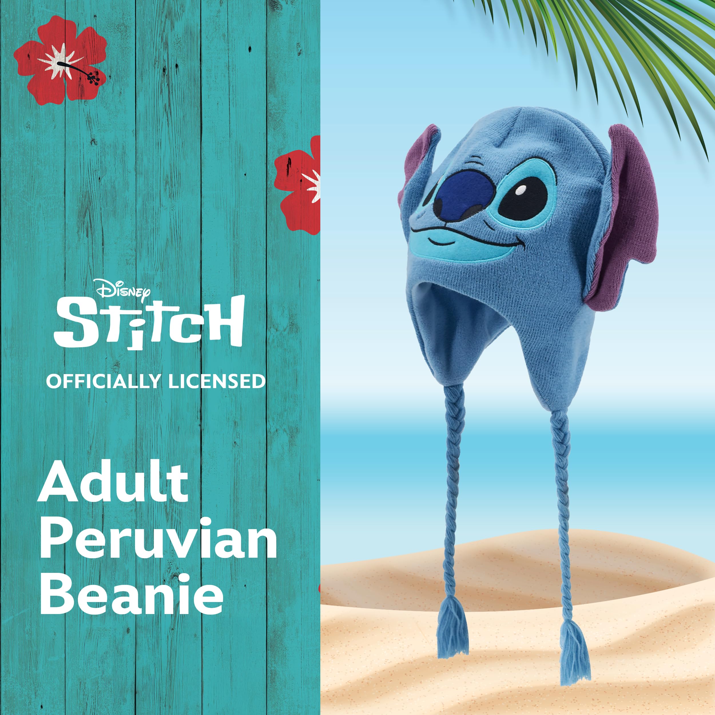 Foto 3 pulgar | Gorro De Invierno Disney Lilo And Stitch Estilo Peruano - Venta Internacional.
