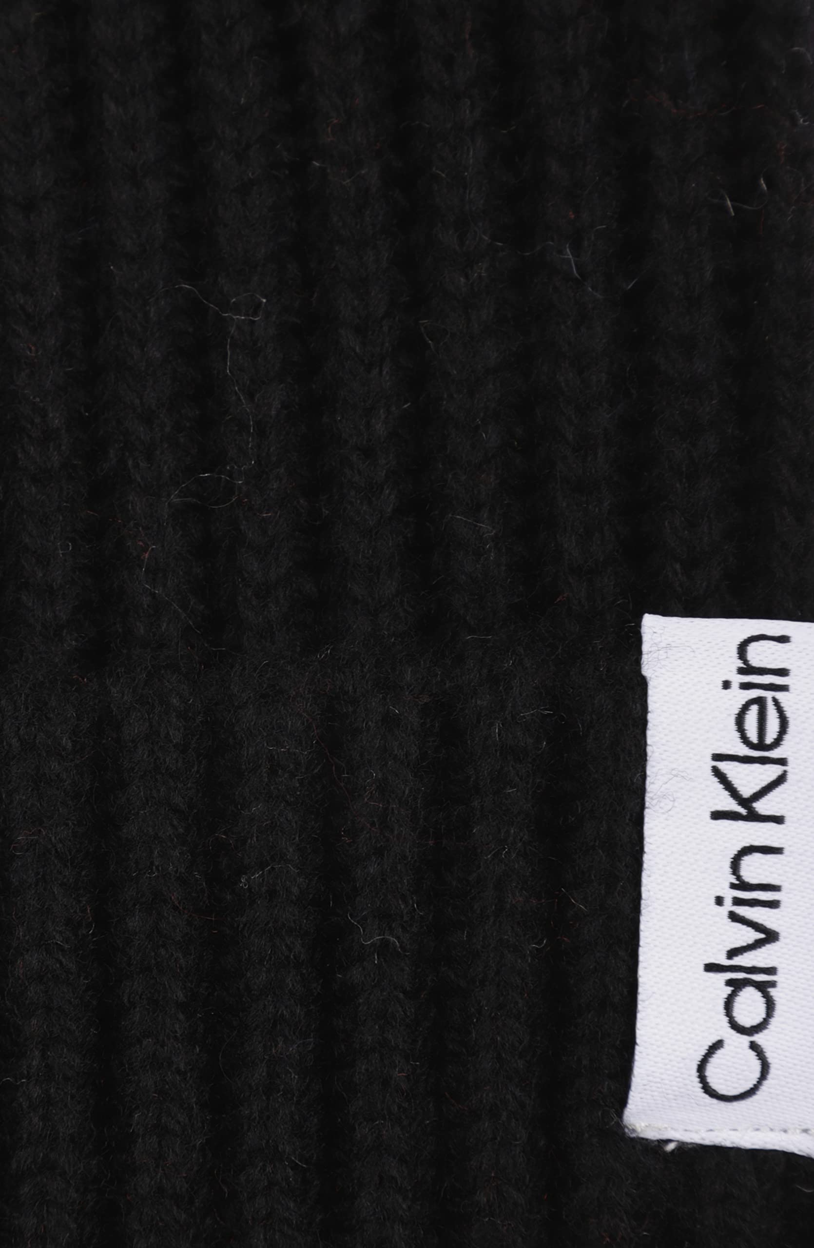 Foto 3 pulgar | Gorro Calvin Klein Stitch Wave Fisherman Con Forma De Canalé, Color Negro - Venta Internacional.