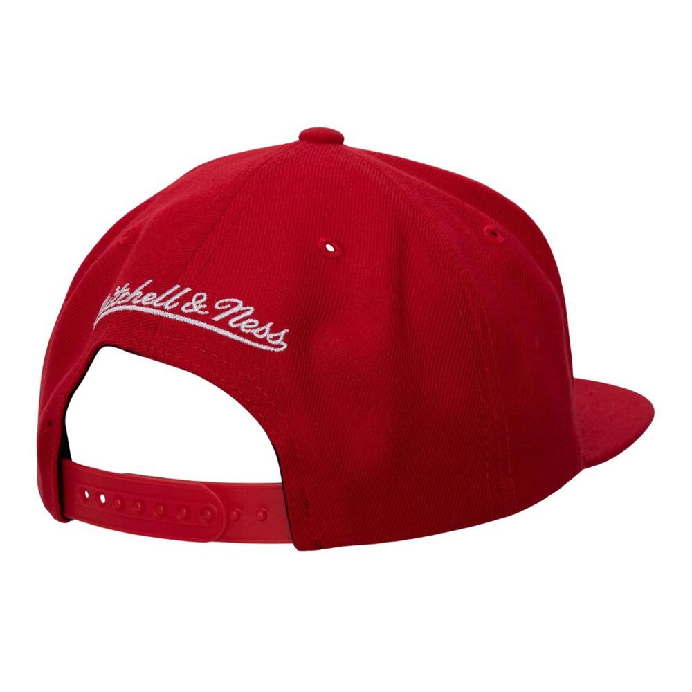 Foto 3 pulgar | Gorra Mitchell & Ness Team Ground 2.0 Hwc Bulls Hombre Rojo
