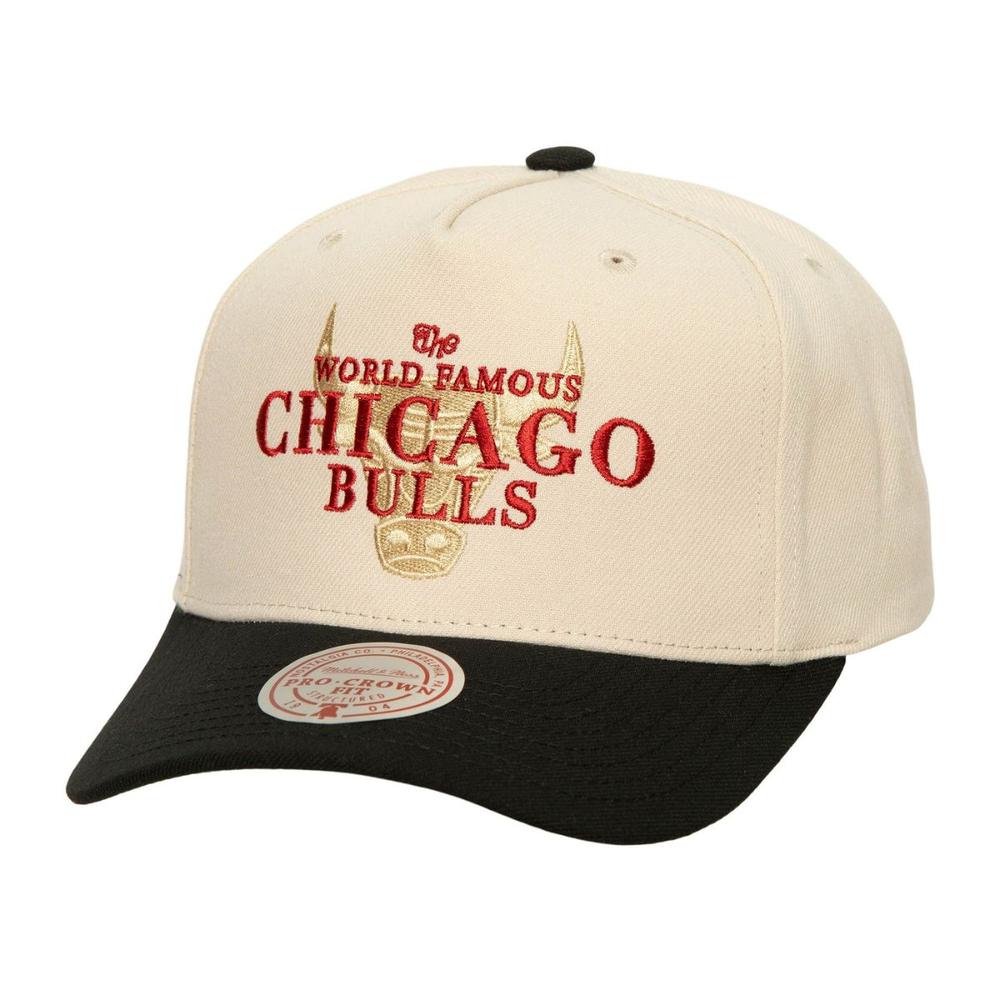 Foto 2 pulgar | Gorra Mitchell & Ness World Famous Pro Snapback Bulls Nba Blanco