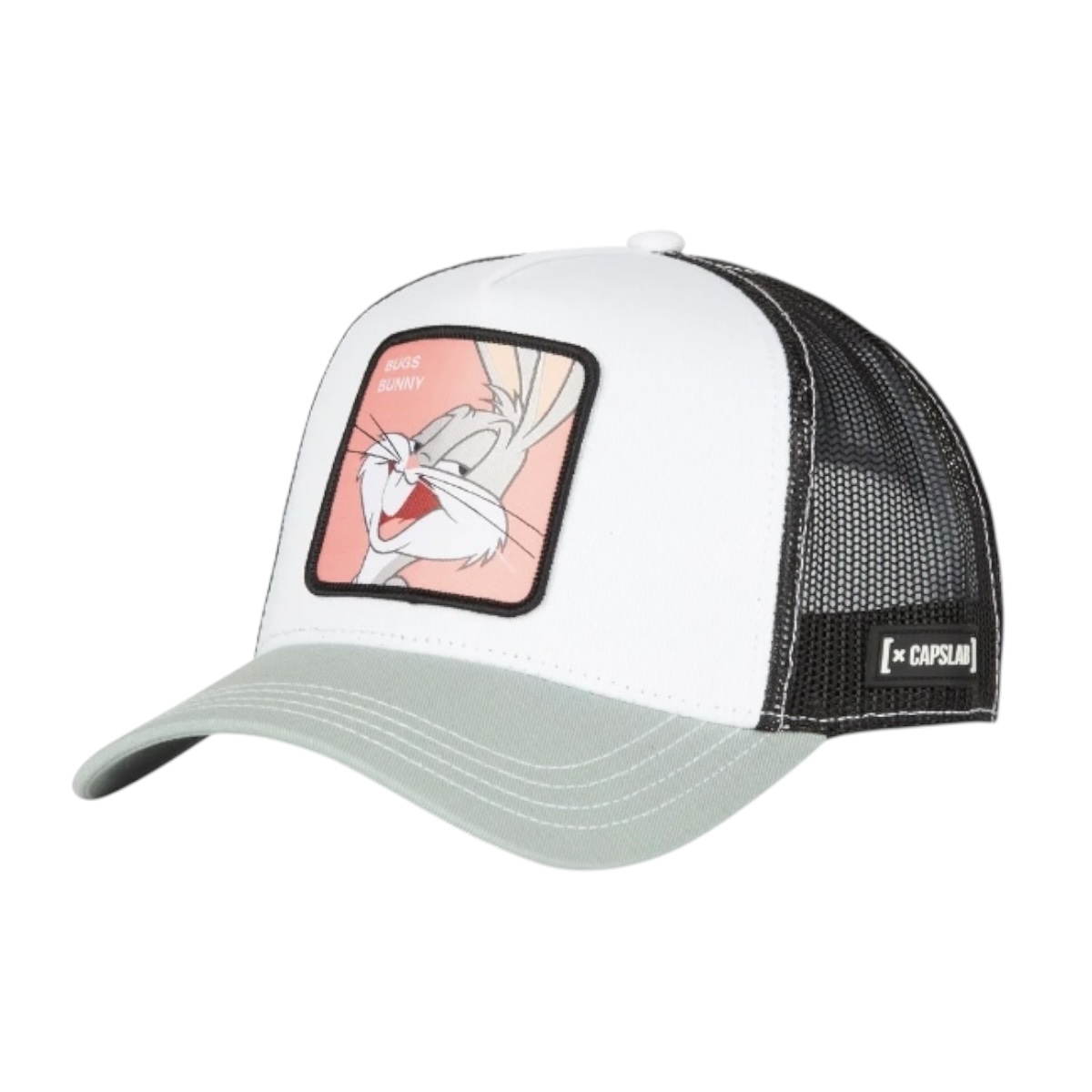 Foto 2 pulgar | Gorra Capslab Looney Tunes Bugs Bunny White