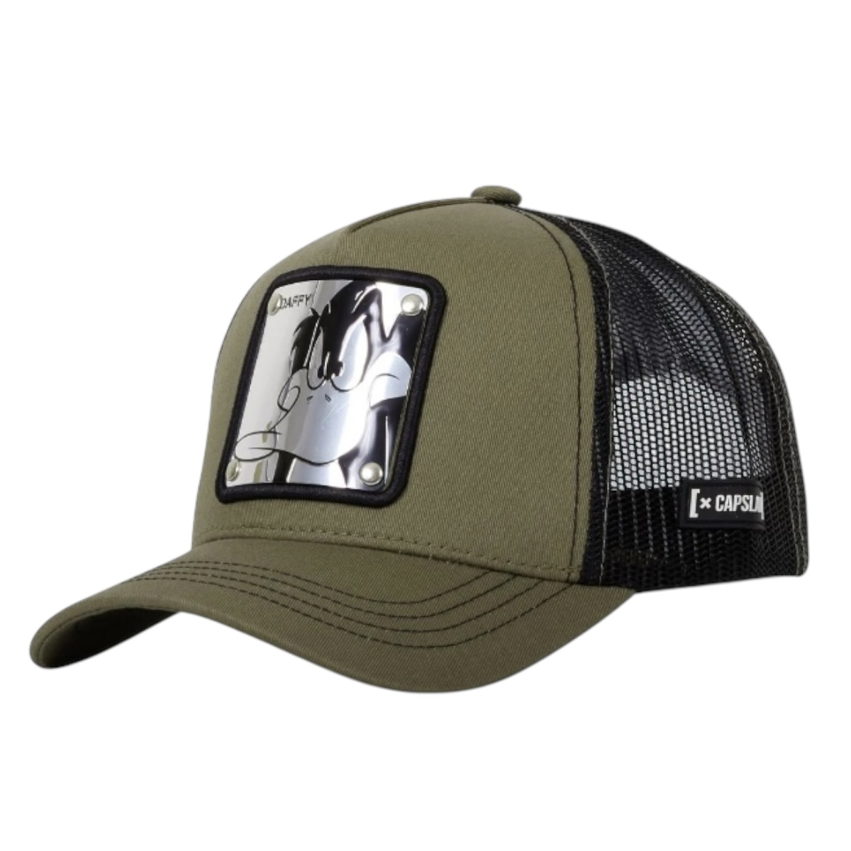 Foto 2 pulgar | Gorra Capslab Pato Lucas Plata