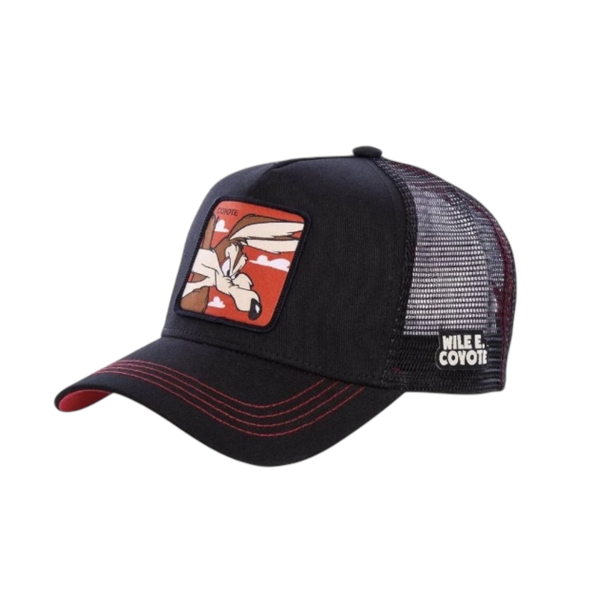 Foto 2 pulgar | Gorra Capslab Looney Tunes El Coyote Negra