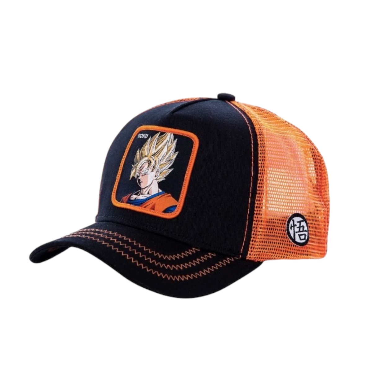 Foto 2 pulgar | Gorra Naranja Capslab Dragon Ball Z Super Goku