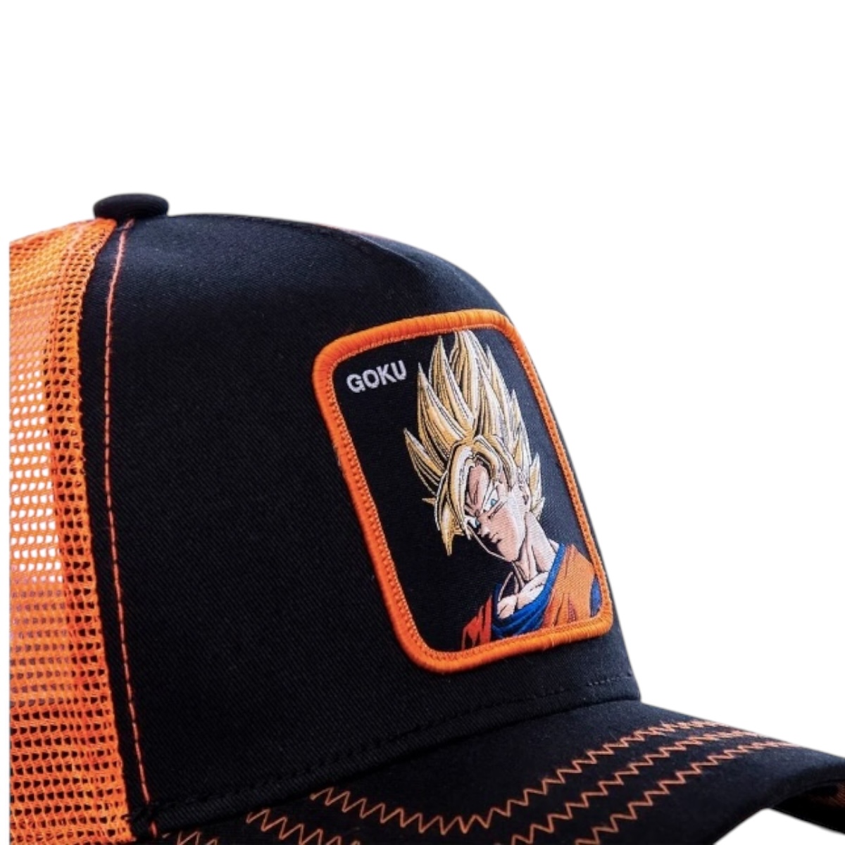 Foto 4 pulgar | Gorra Naranja Capslab Dragon Ball Z Super Goku