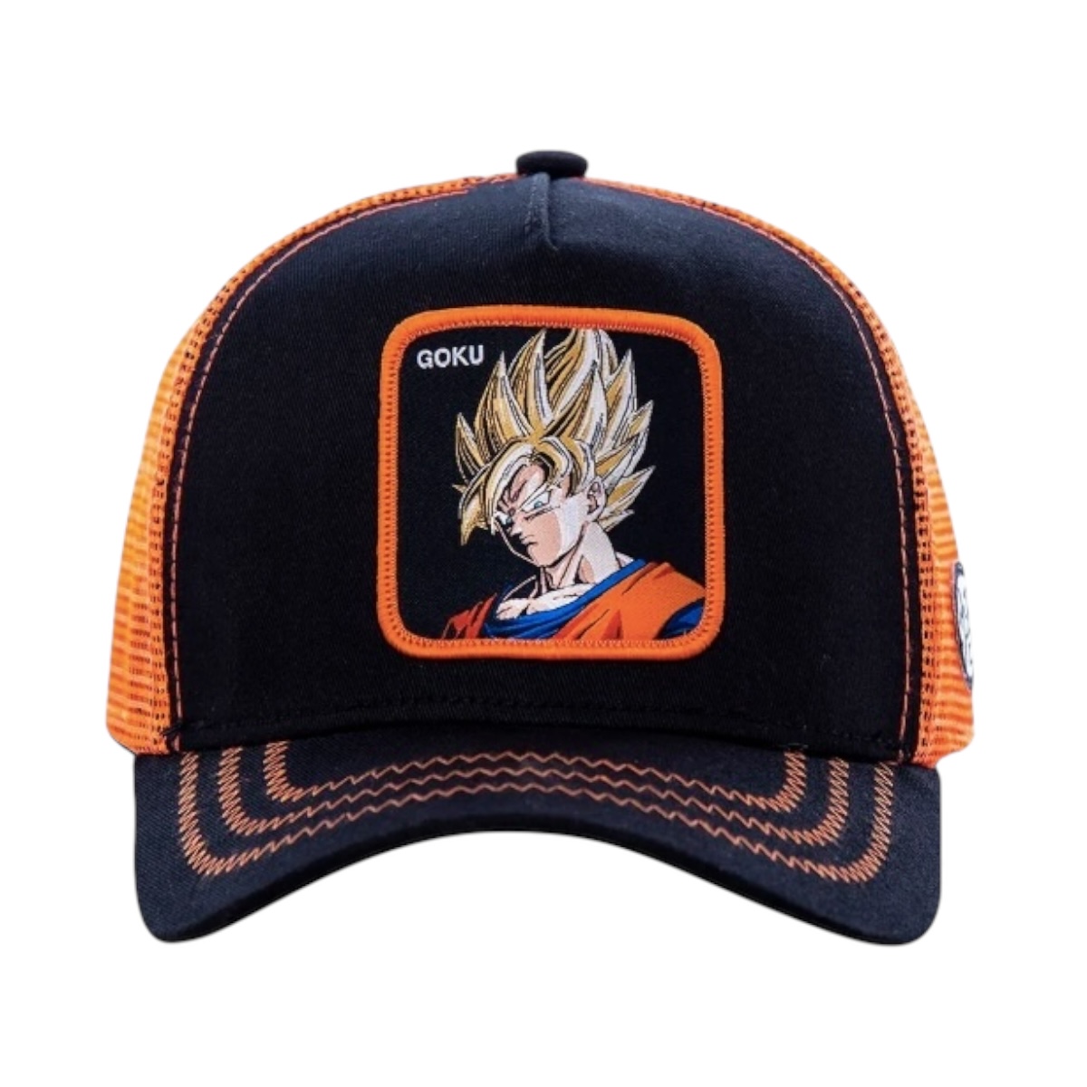 Foto 5 pulgar | Gorra Naranja Capslab Dragon Ball Z Super Goku