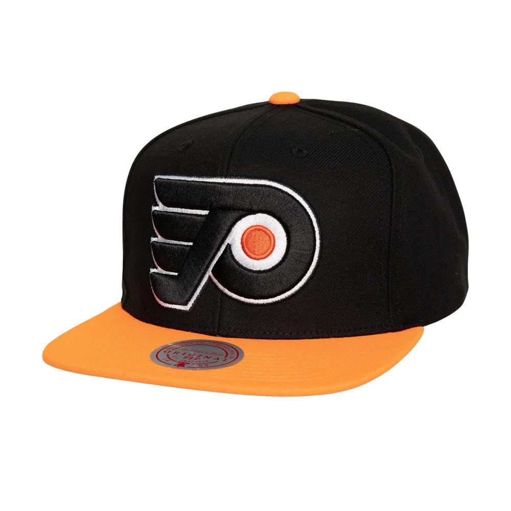 Foto 2 pulgar | Gorra Mitchell & Ness Team 2 Tone 2.0 Snapback Flyers NHL Negro