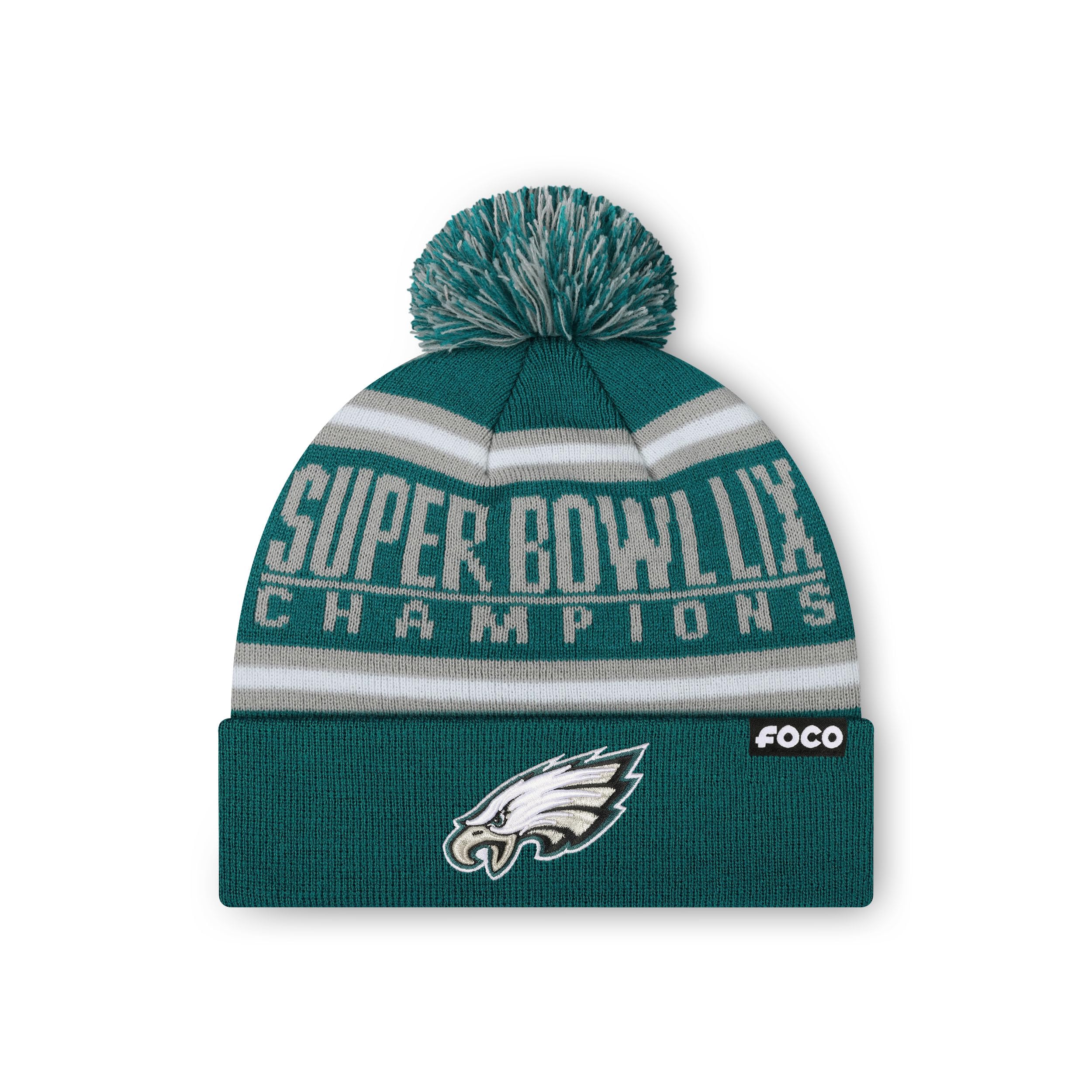 Foto 2 pulgar | Gorro Foco Philadelphia Eagles Nfl Super Bowl Lix Champions - Venta Internacional.