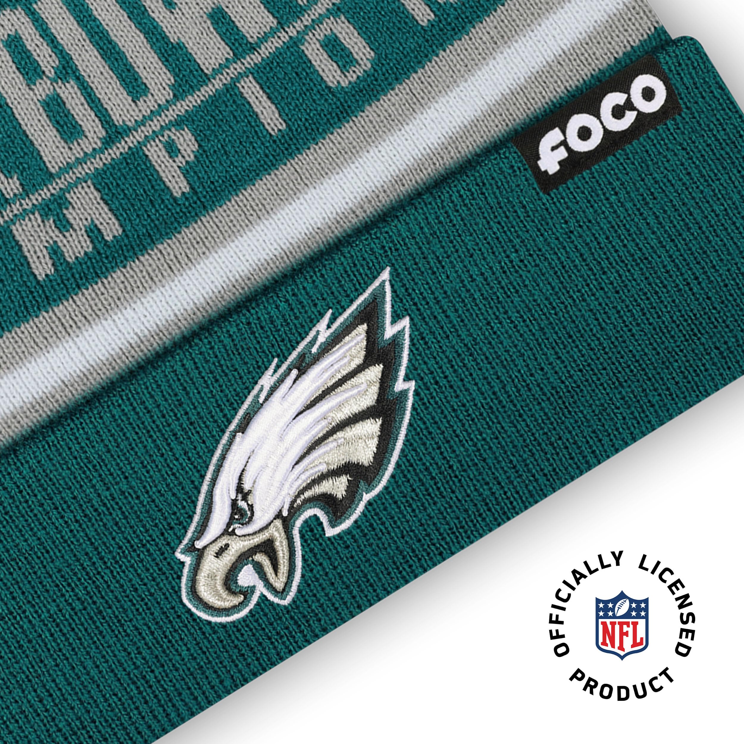 Foto 4 pulgar | Gorro Foco Philadelphia Eagles Nfl Super Bowl Lix Champions - Venta Internacional.
