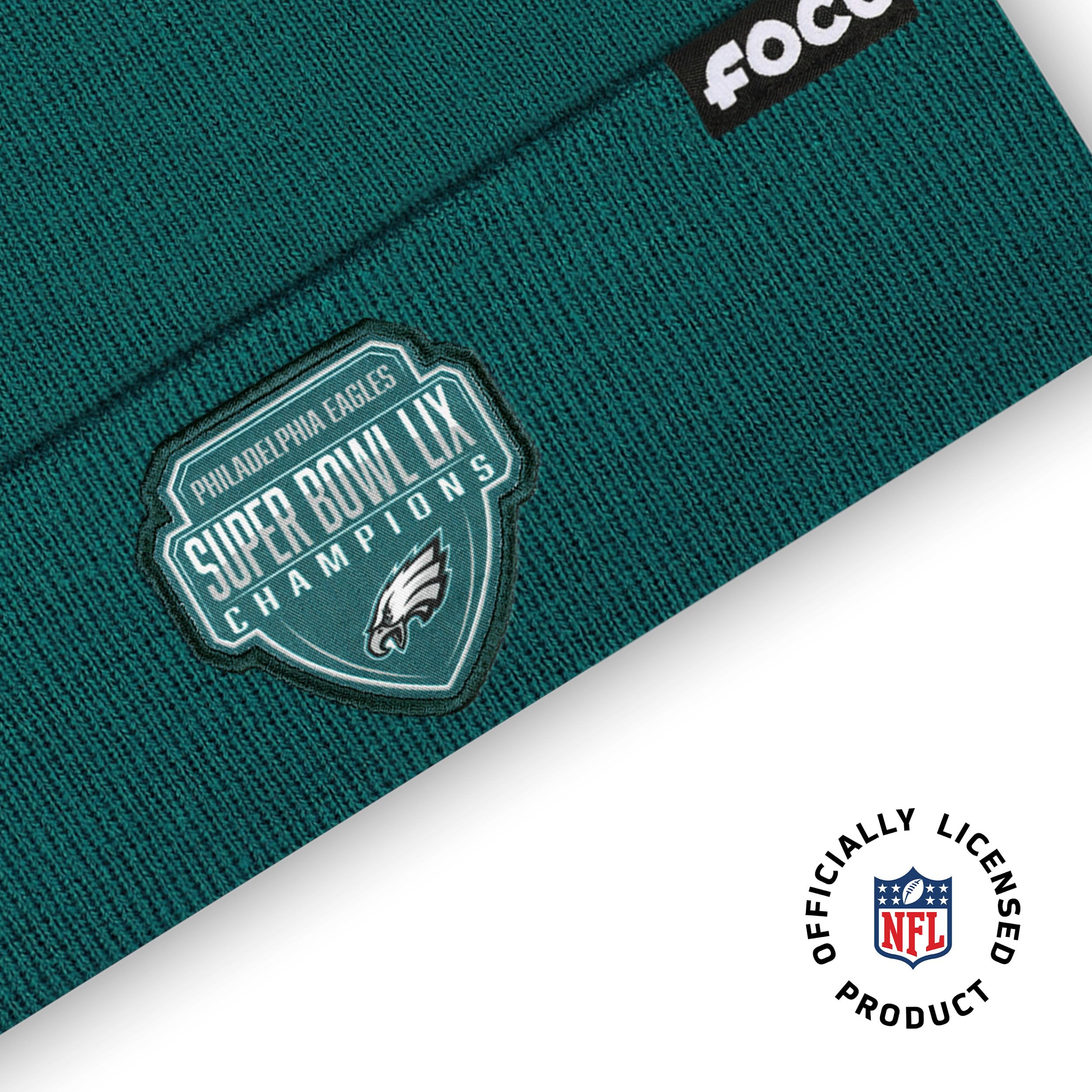 Foto 4 pulgar | Gorro Foco Philadelphia Eagles Nfl Super Bowl Lix Champions - Venta Internacional.