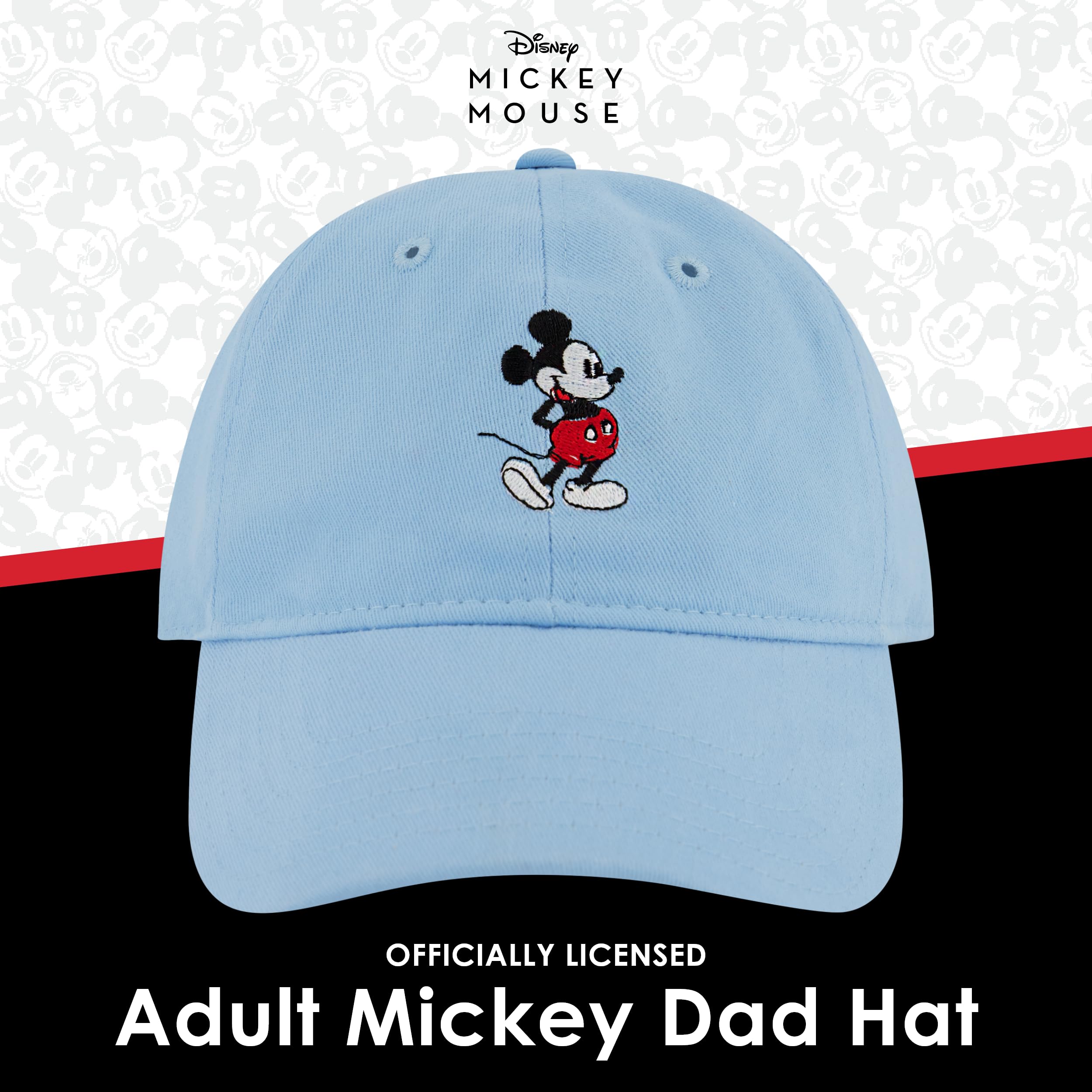 Foto 3 pulgar | Dad Hat Concept One Disney Mickey Mouse Bordado En Algodón - Venta Internacional.