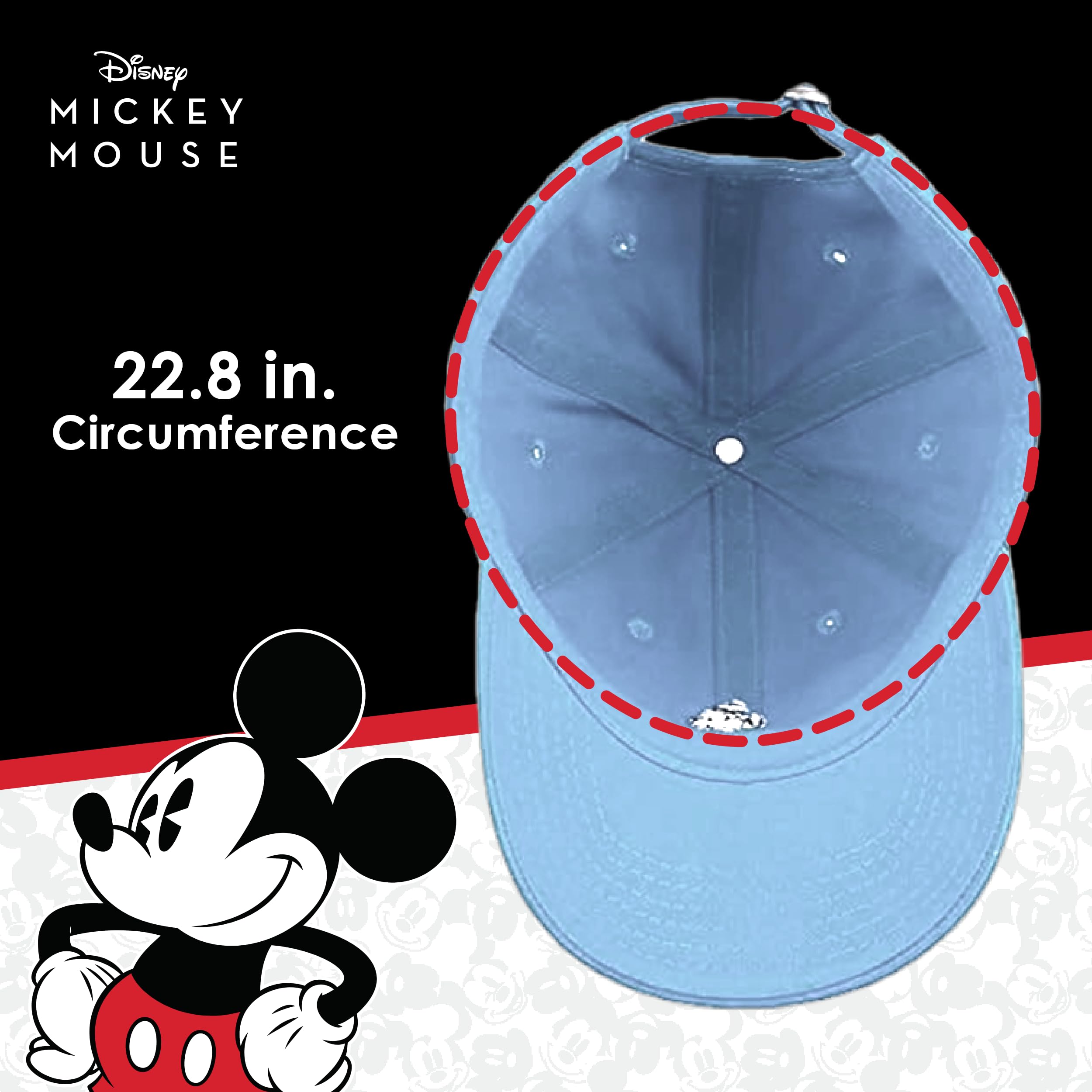 Foto 6 pulgar | Dad Hat Concept One Disney Mickey Mouse Bordado En Algodón - Venta Internacional.