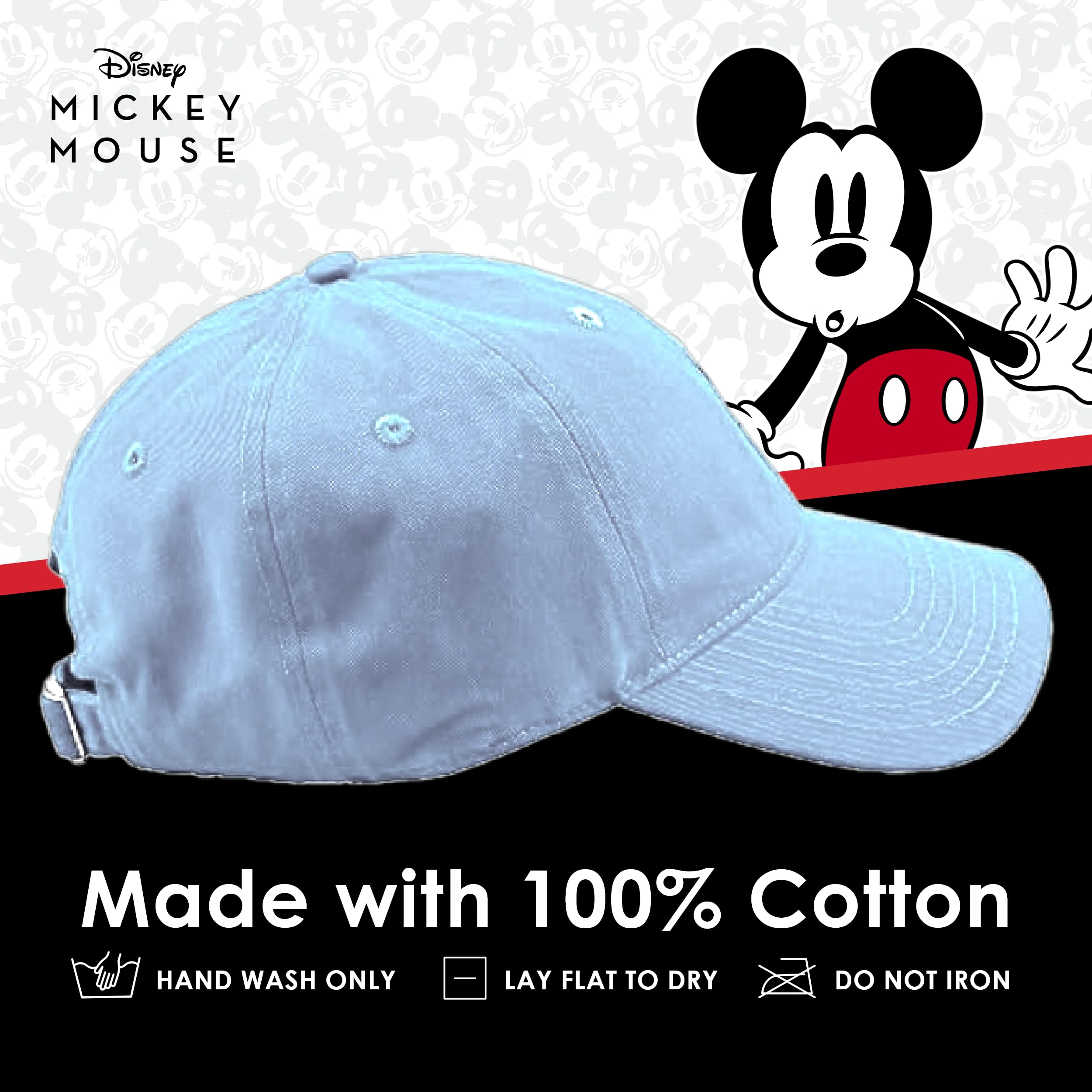 Foto 7 pulgar | Dad Hat Concept One Disney Mickey Mouse Bordado En Algodón - Venta Internacional.