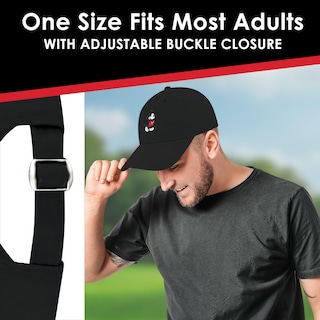 Foto 4 | Dad Hat Concept One Disney Mickey Mouse Bordado En Negro - Venta Internacional.