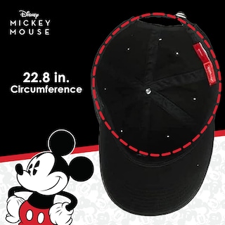 Foto 5 | Dad Hat Concept One Disney Mickey Mouse Bordado En Negro - Venta Internacional.