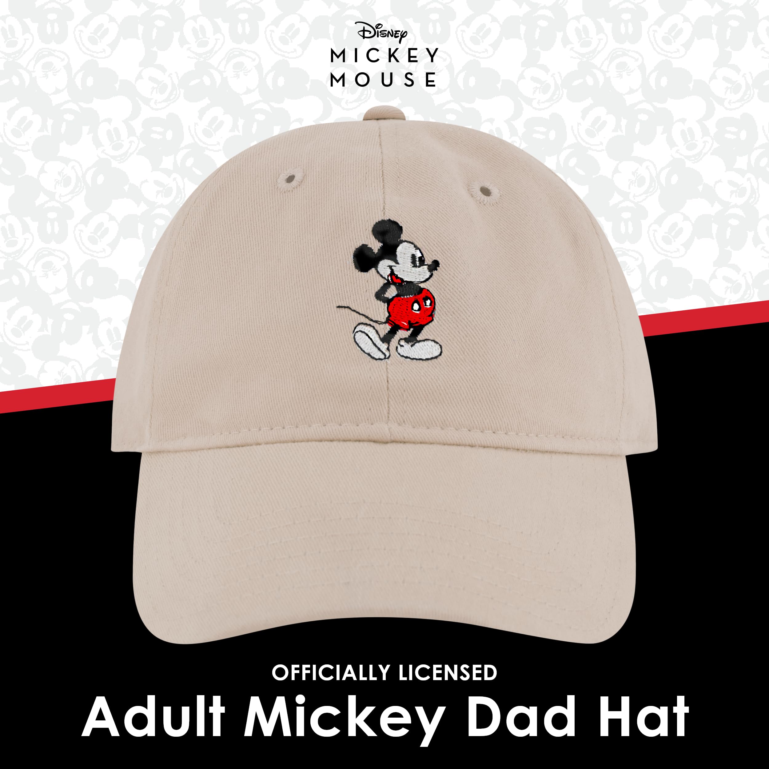 Foto 3 pulgar | Dad Hat Concept One Disney Mickey Mouse Bordado En Algodón - Venta Internacional.