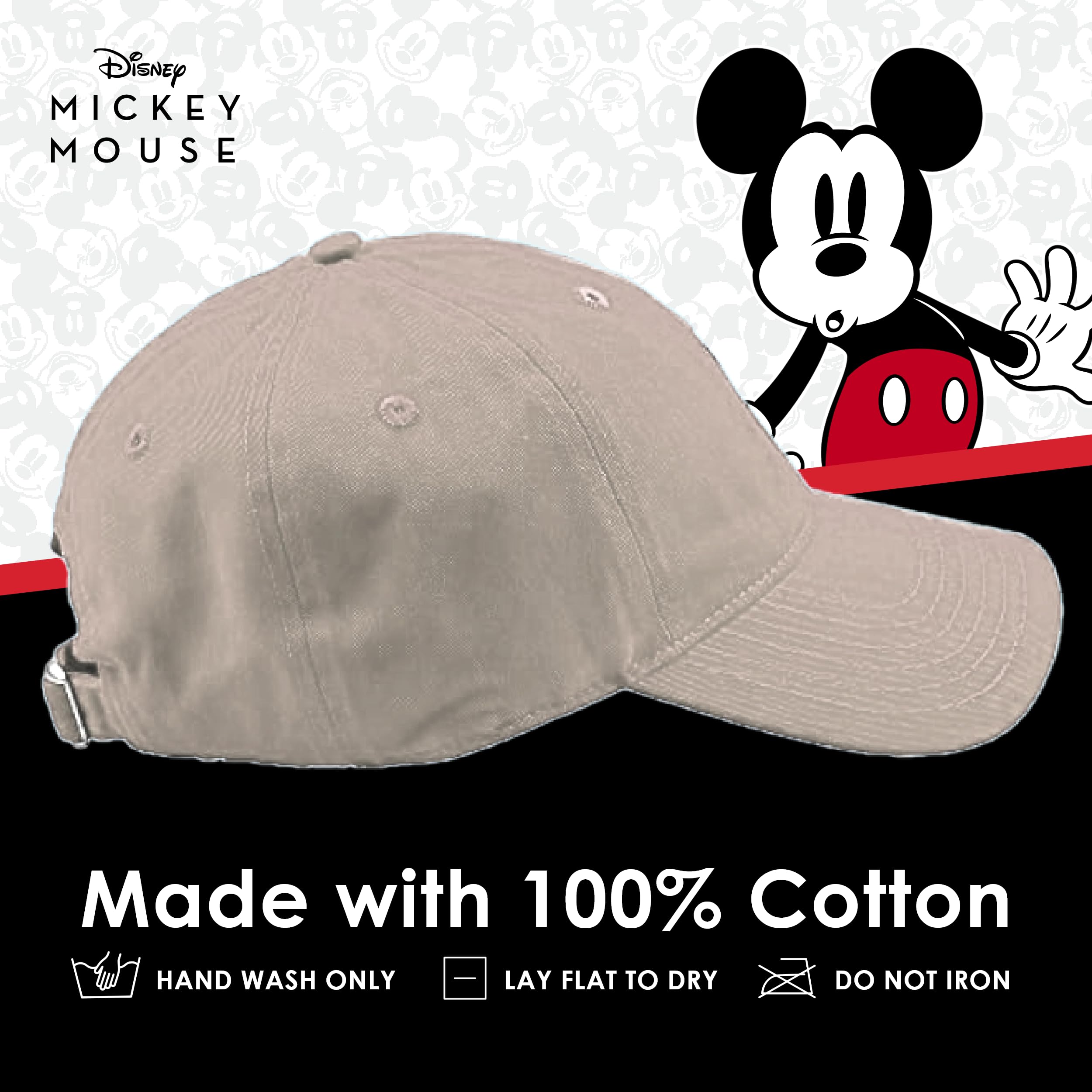 Foto 7 pulgar | Dad Hat Concept One Disney Mickey Mouse Bordado En Algodón - Venta Internacional.