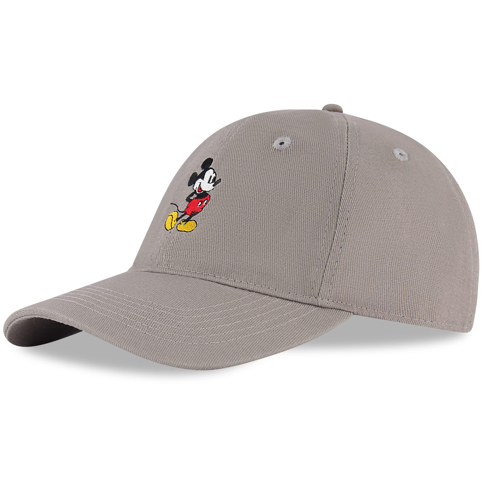 Foto 2 pulgar | Gorra De Béisbol Disney Mickey Mouse Gris Cálido Para Hombre - Venta Internacional.