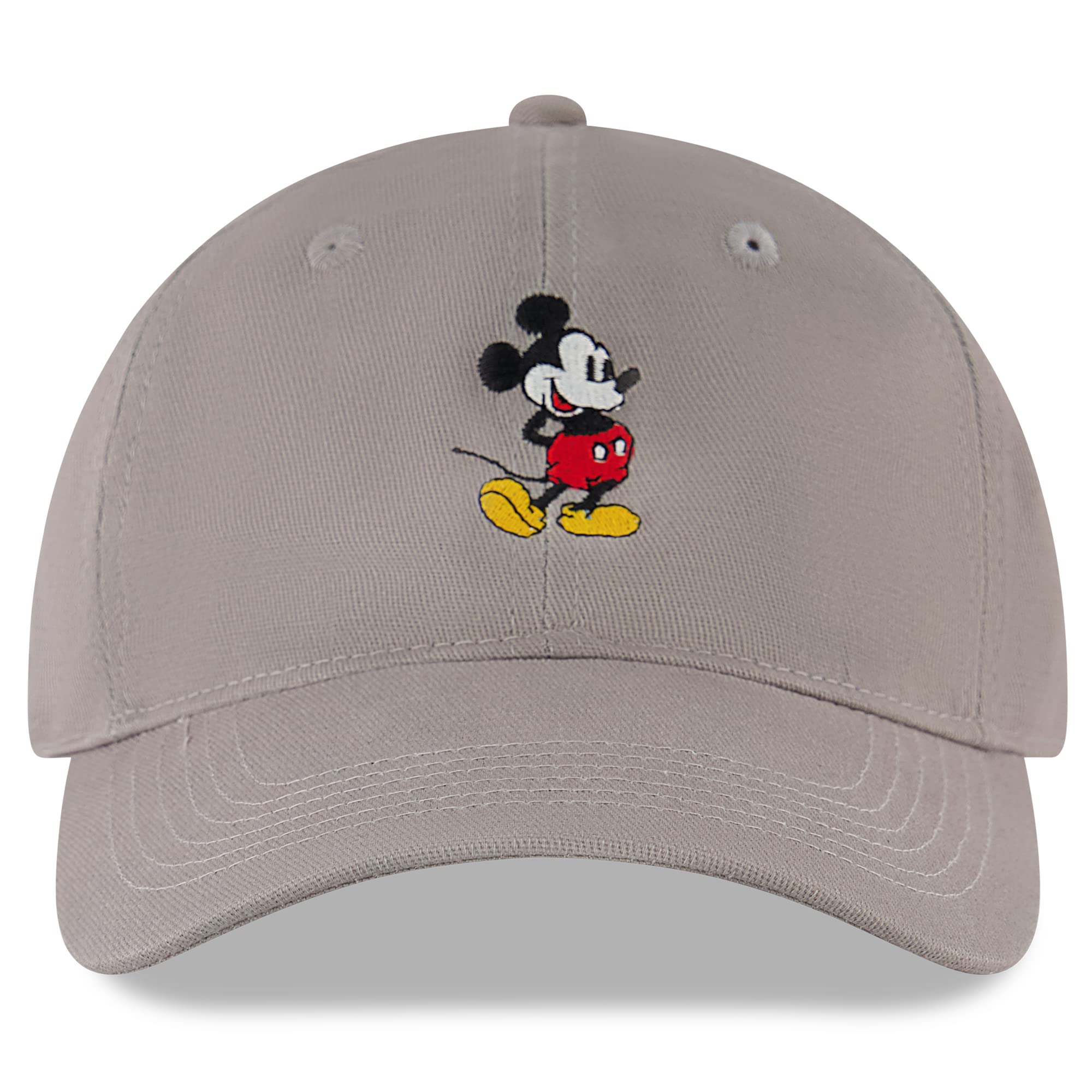 Foto 3 pulgar | Gorra De Béisbol Disney Mickey Mouse Gris Cálido Para Hombre - Venta Internacional.
