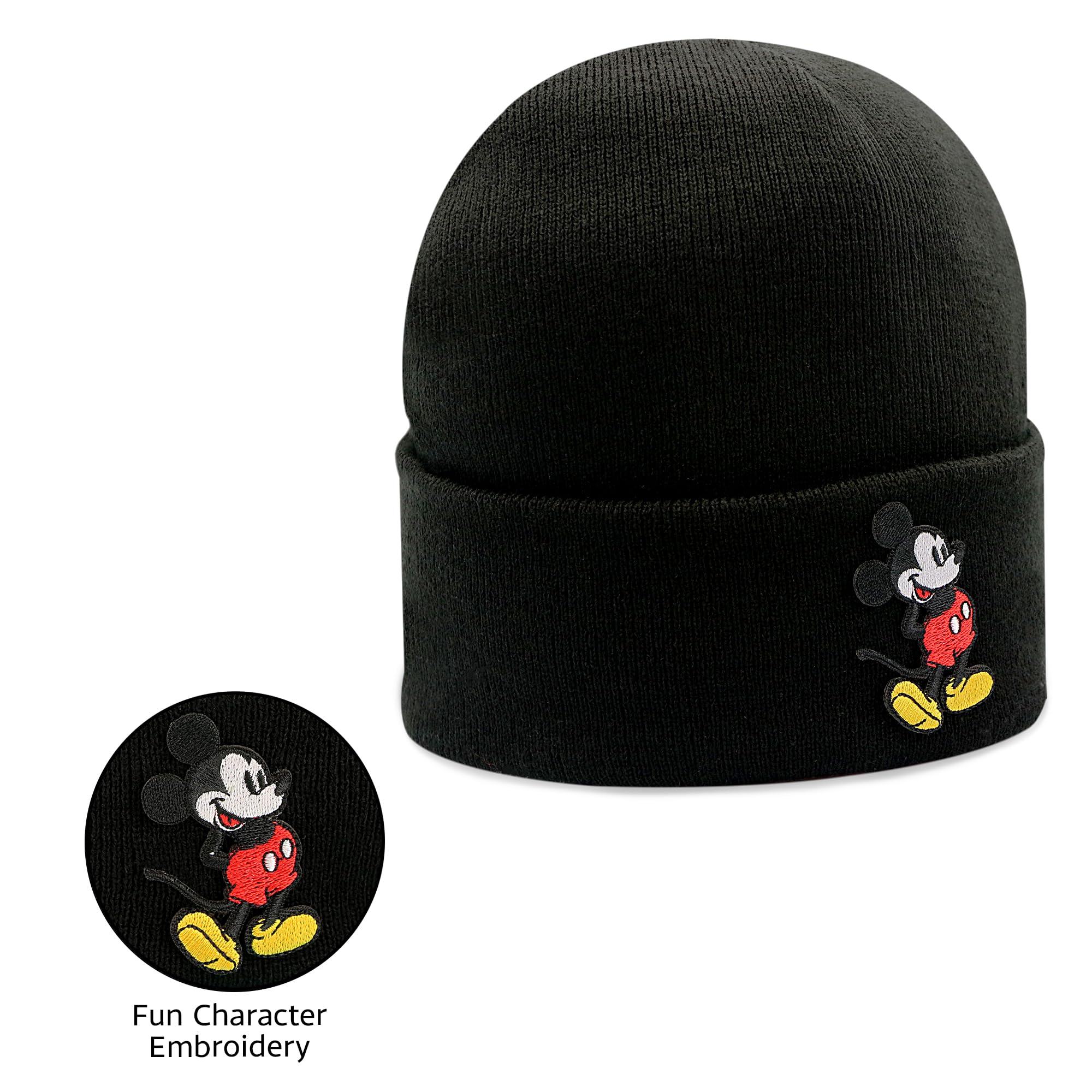 Foto 4 pulgar | Gorro Con Diseño De Mickey Mouse De Disney, Tejido Ligero Para Invierno, Para Hombre - Venta Internacional.
