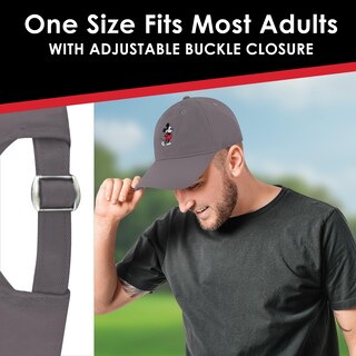 Foto 4 | Dad Hat Concept One Disney Mickey Mouse Bordado En Gris - Venta Internacional.