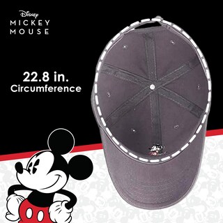 Foto 5 | Dad Hat Concept One Disney Mickey Mouse Bordado En Gris - Venta Internacional.