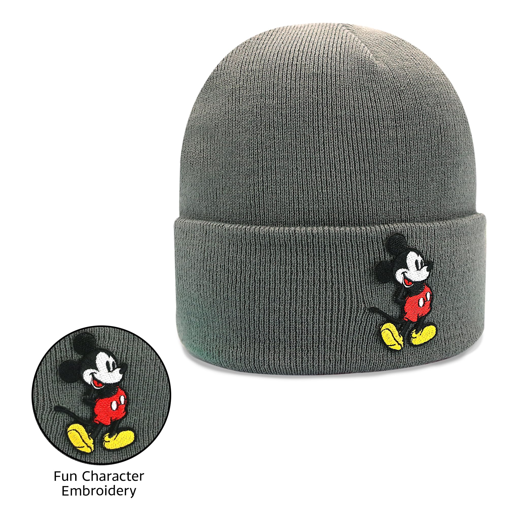 Foto 4 pulgar | Gorro Con Diseño De Mickey Mouse De Disney, Tejido Ligero Para Invierno, Para Hombre - Venta Internacional.