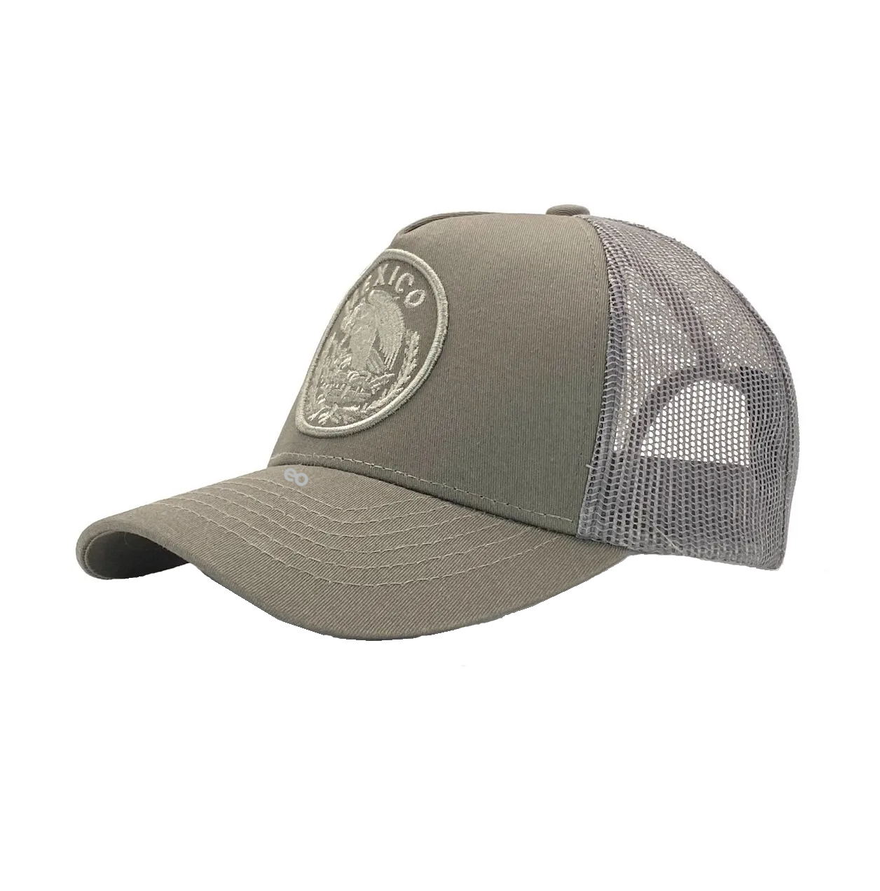Foto 3 pulgar | Language Gorra Con Escudo México Béisbol Eo Safe Imports Esi-2450-1gris