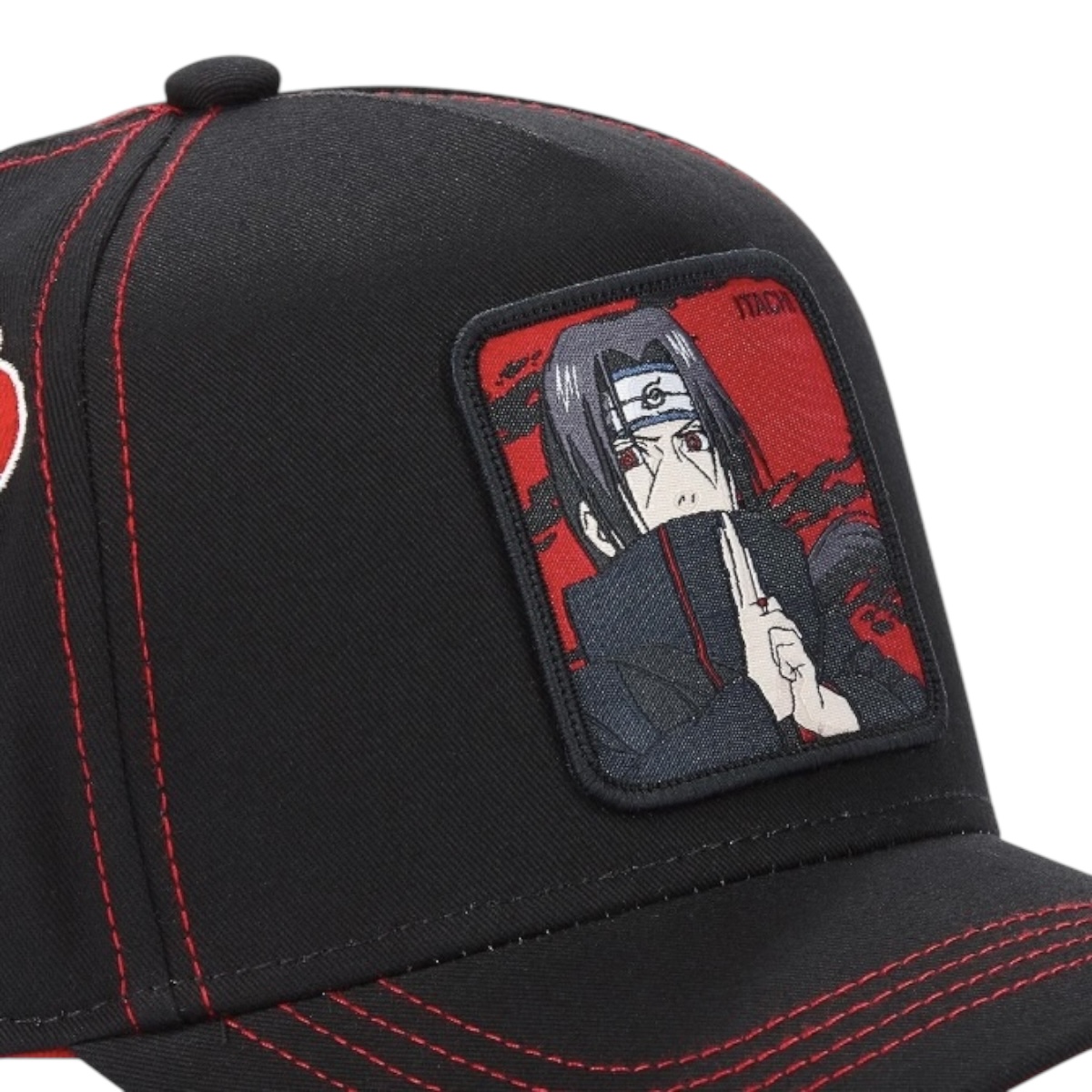 Foto 3 pulgar | Gorra Negra Capslab Naruto Akatsuki Itachi