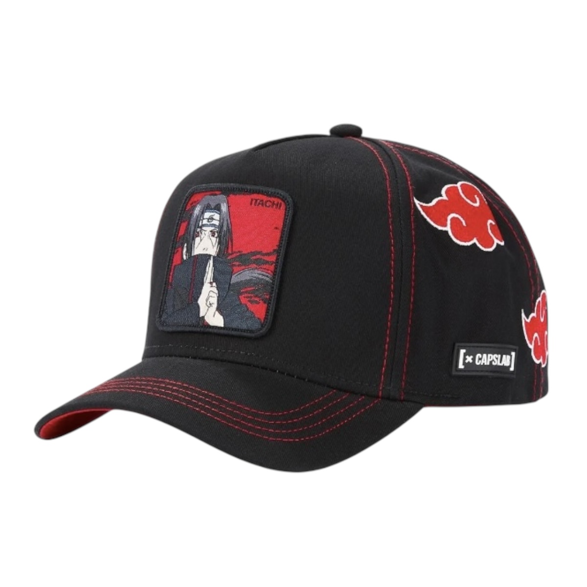 Foto 4 pulgar | Gorra Negra Capslab Naruto Akatsuki Itachi