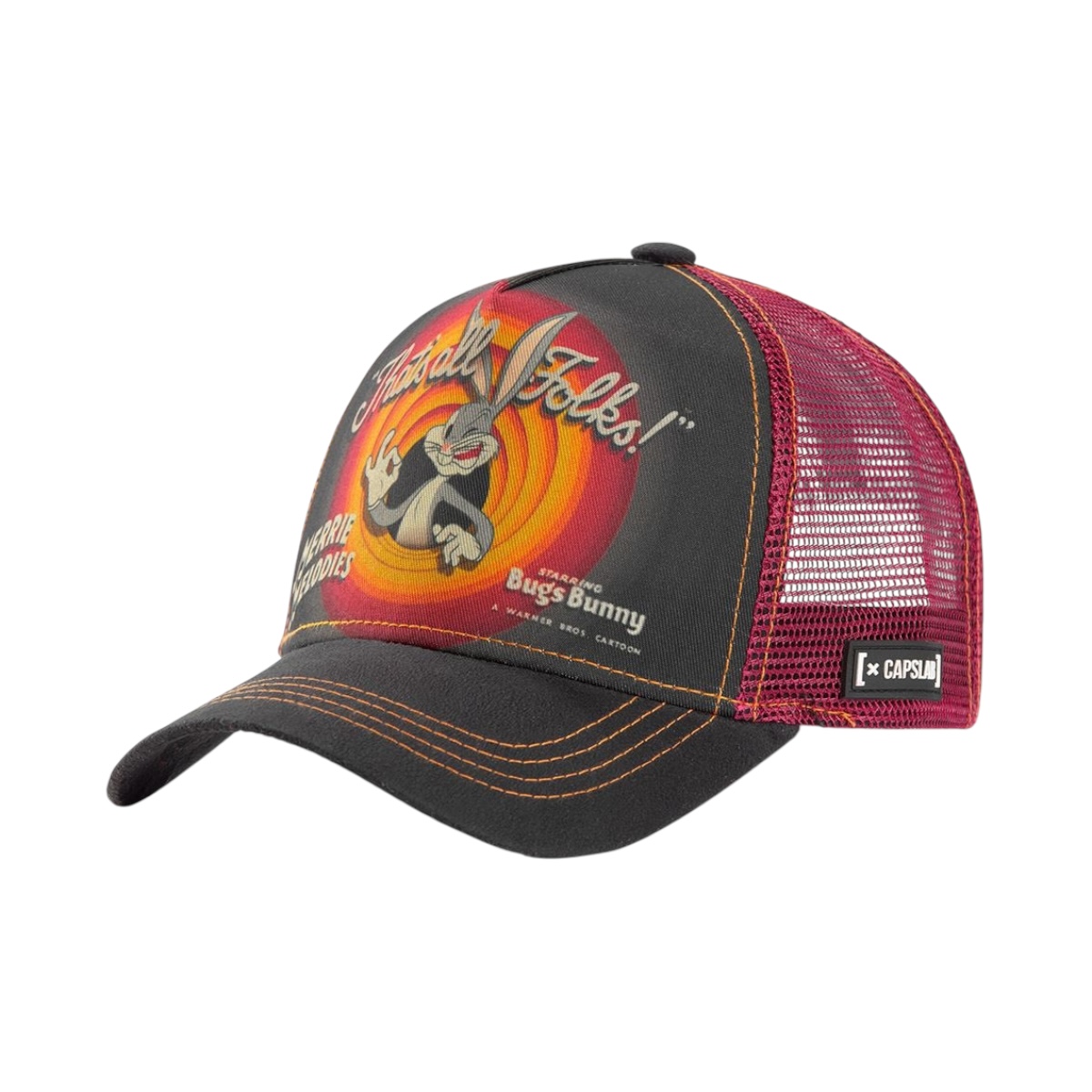 Foto 2 pulgar | Gorra Capslab Bugs Bunny ''thats All Folks''