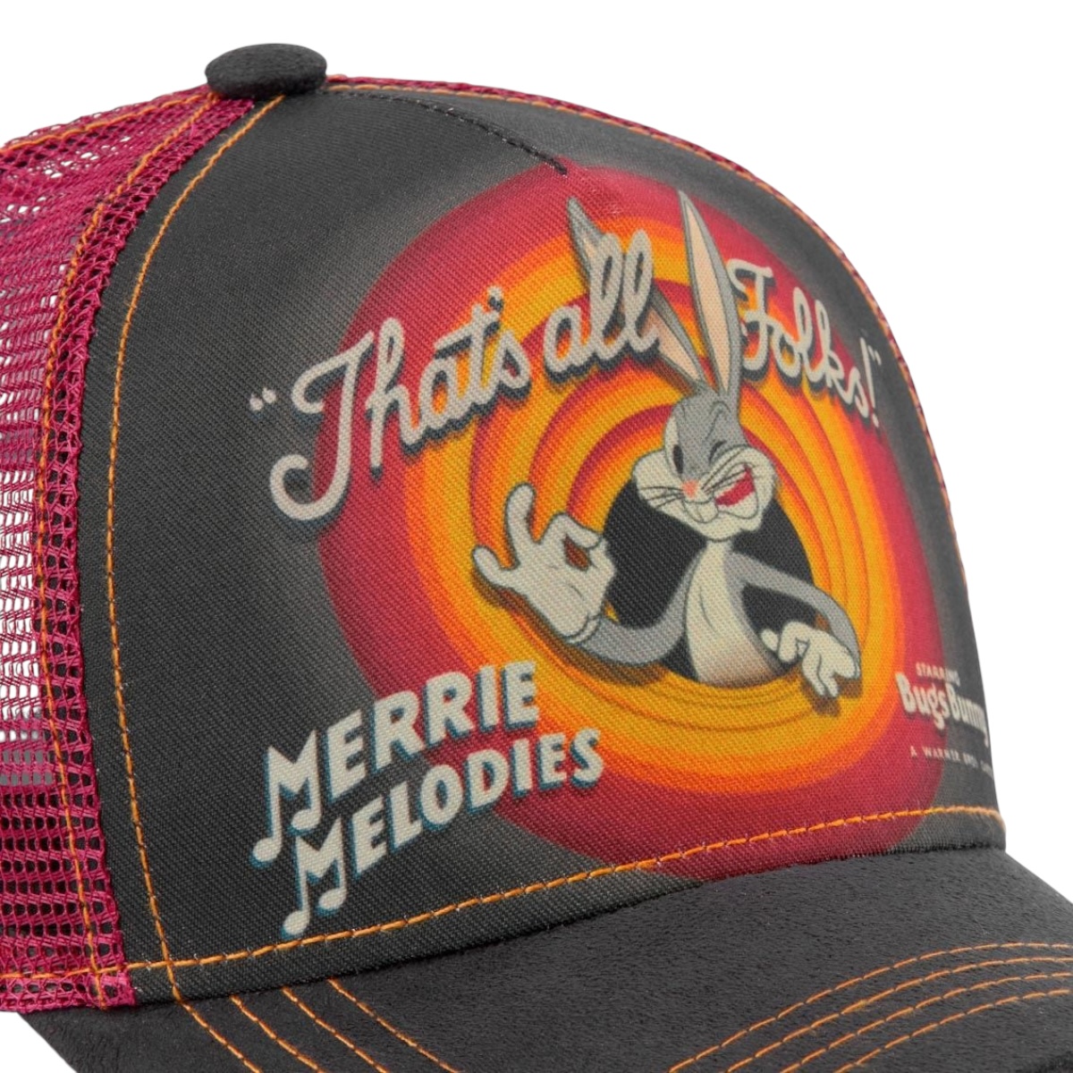 Foto 4 pulgar | Gorra Capslab Bugs Bunny ''thats All Folks''