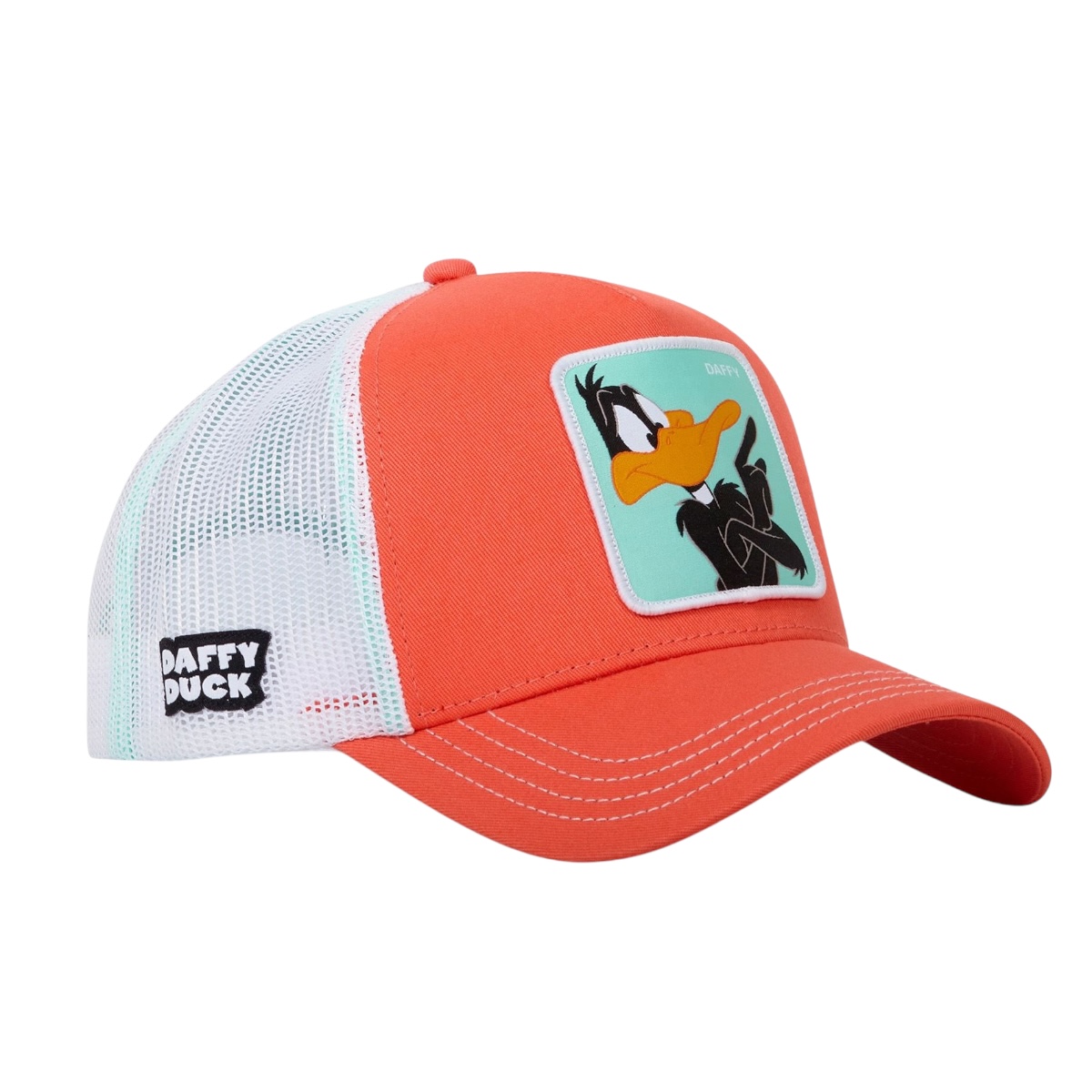 Foto 3 pulgar | Gorra Capslab Pato Lucas Orange