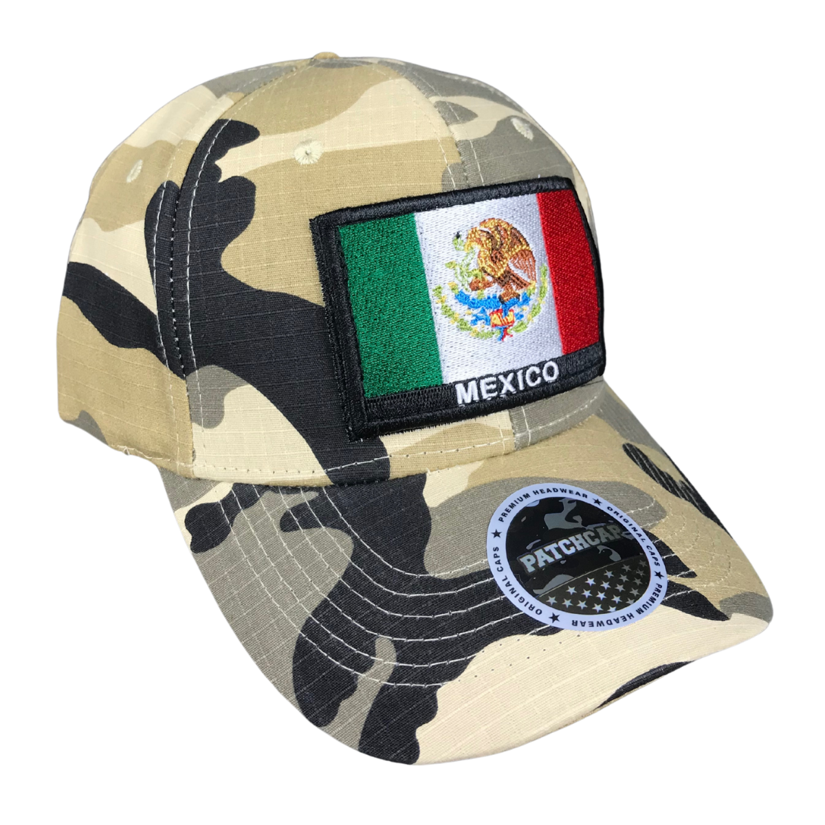 Foto 4 pulgar | Gorra Camuflaje Con Parche Países Militar México Color Beige