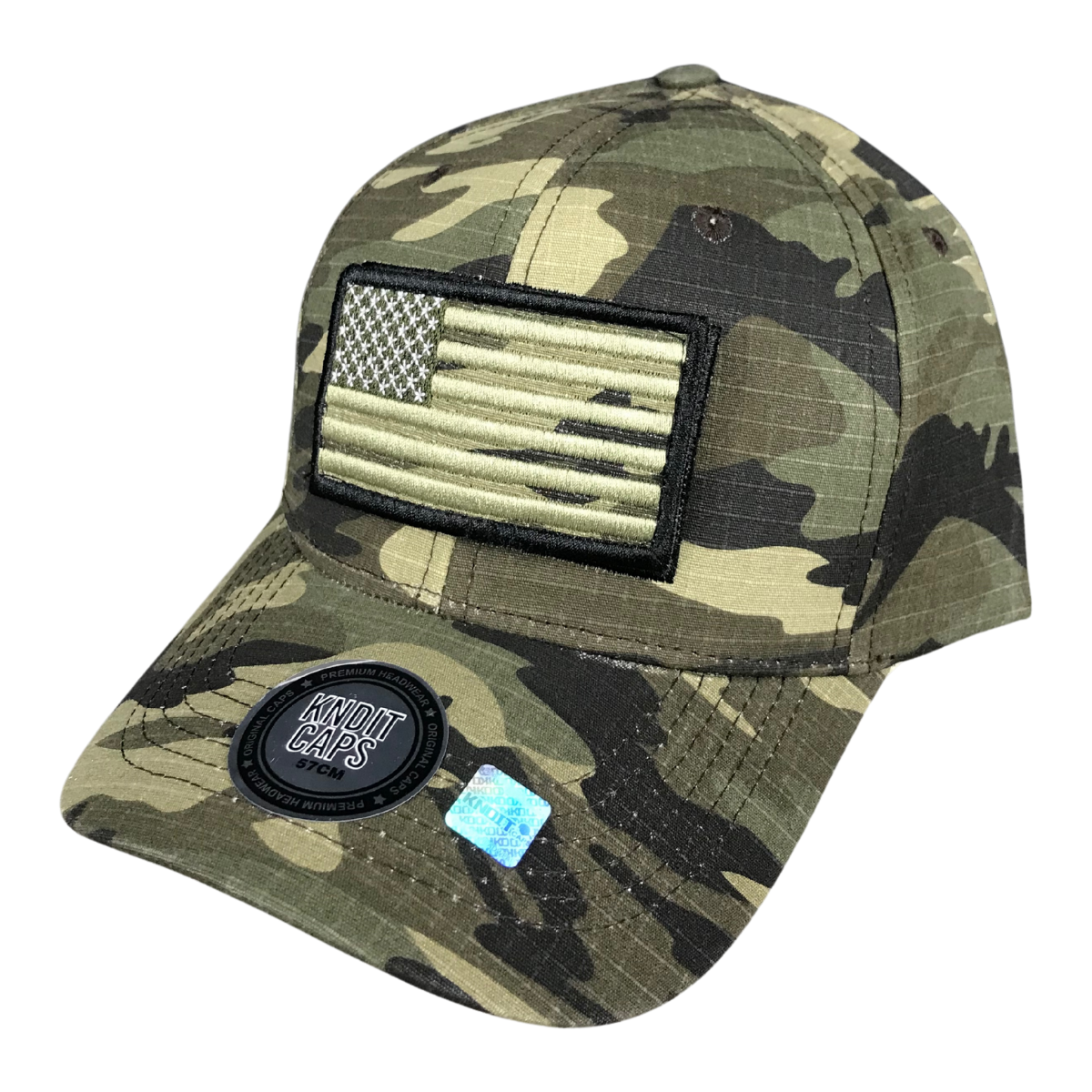 Foto 1 | Gorra Camuflaje Con Parche Países Militar Usa Color Verde