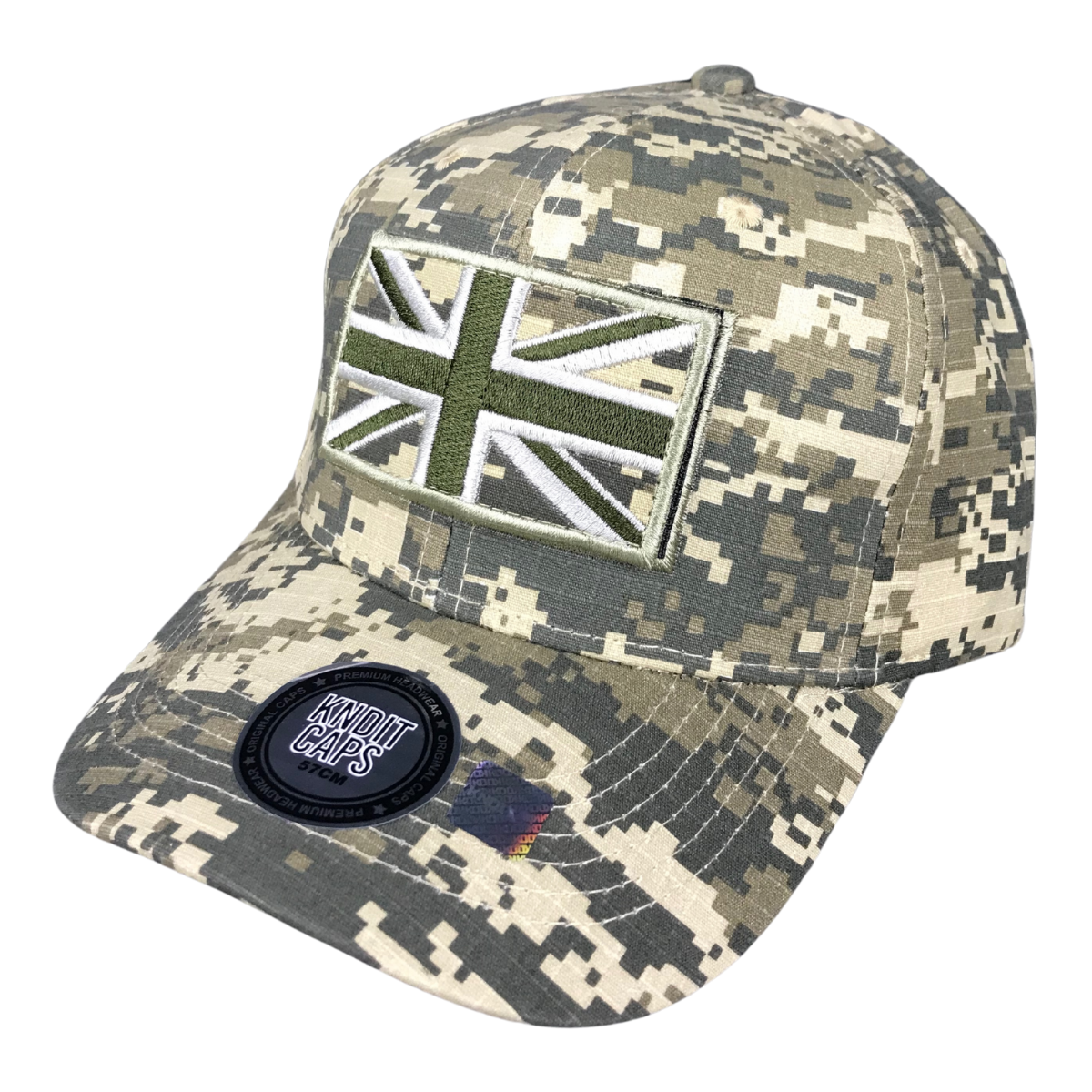 Foto 1 | Gorra Pixel Con Parche Países Militar Inglaterra Color Verde