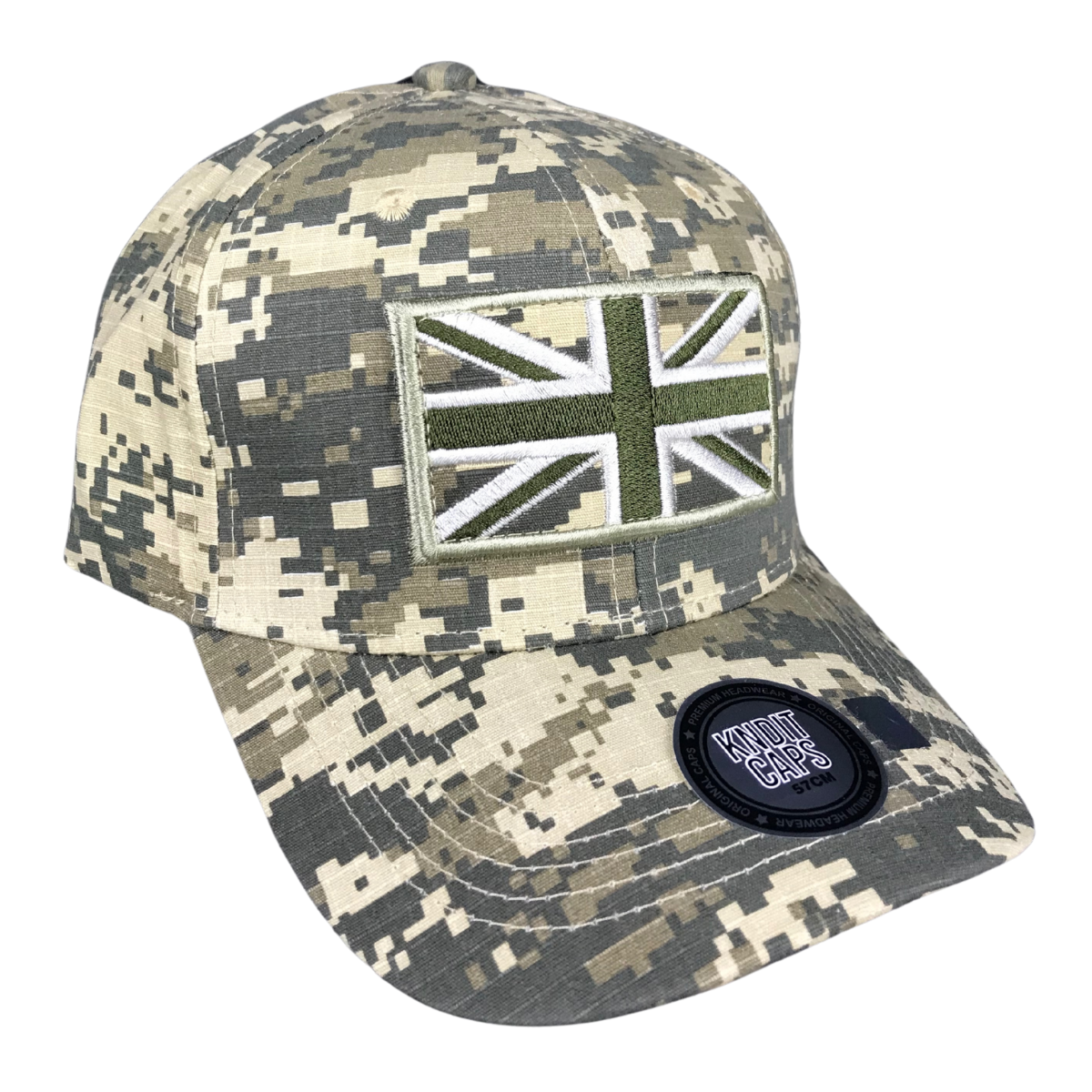Foto 3 | Gorra Pixel Con Parche Países Militar Inglaterra Color Verde