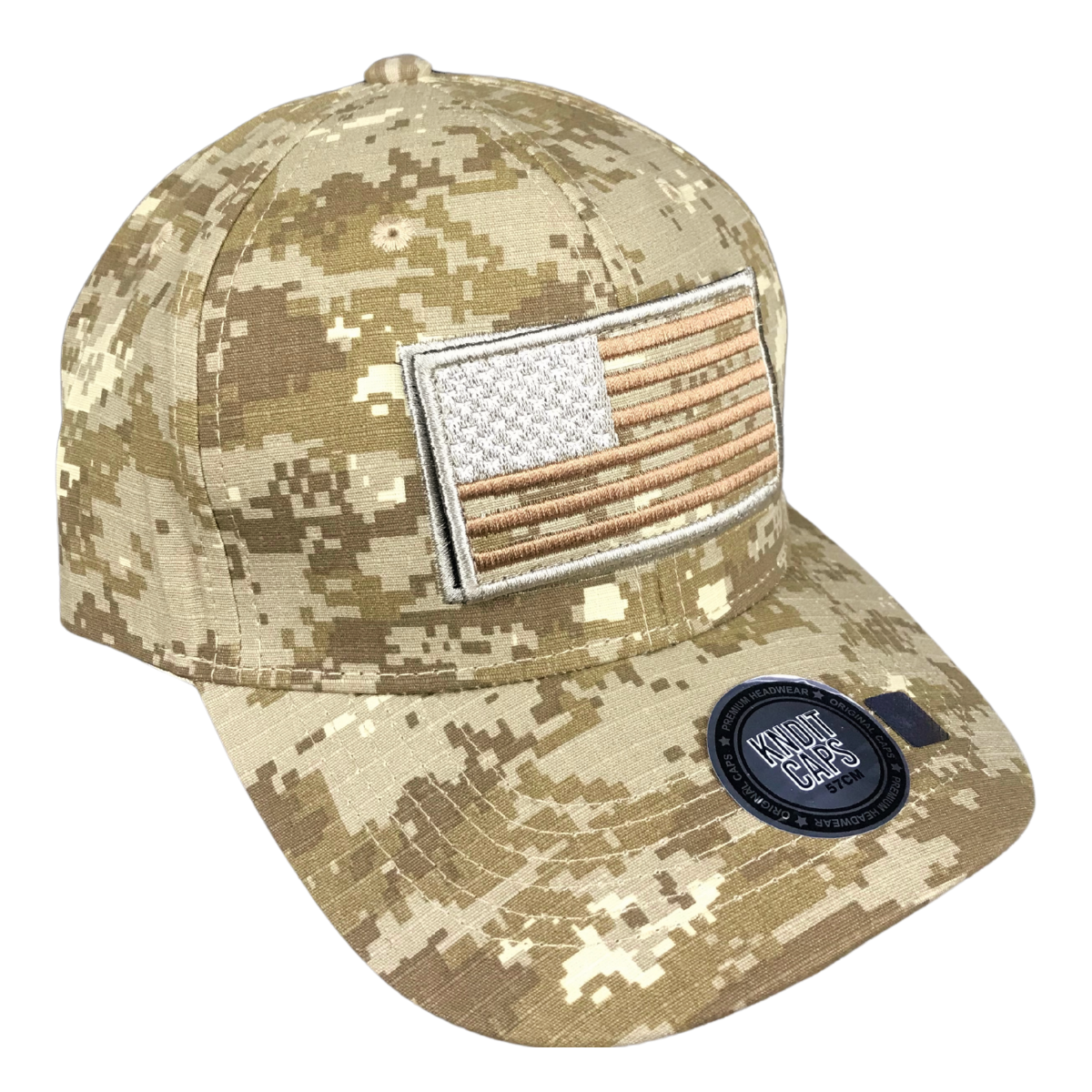 Foto 3 | Gorra Pixel Con Parche Países Militar Usa Color Beige