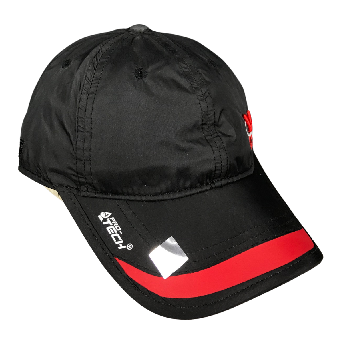 Foto 3 | Gorra Deportiva Poliéster Lisa Xplus Color Negro/ Rojo