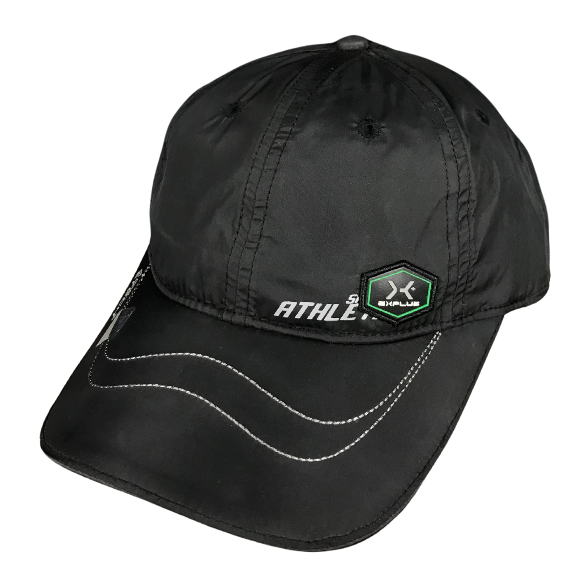 Gorra Deportiva Poliéster Lisa Xplus Color Negro
